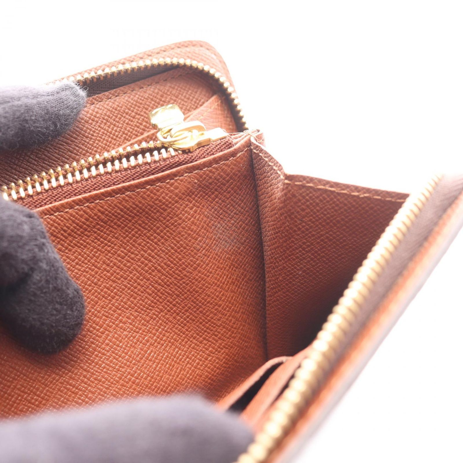 ルイ・ヴィトン LOUIS VUITTON ラウンド長財布 ポルトモネジップ 