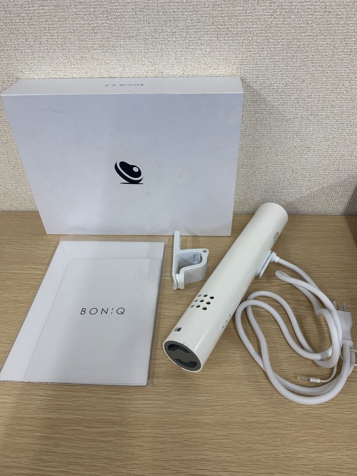 ！【通電確認済・動作未確認】BONIQ2.0 バニーク 低音調理器 ホワイト 白【電化製品1】【7】