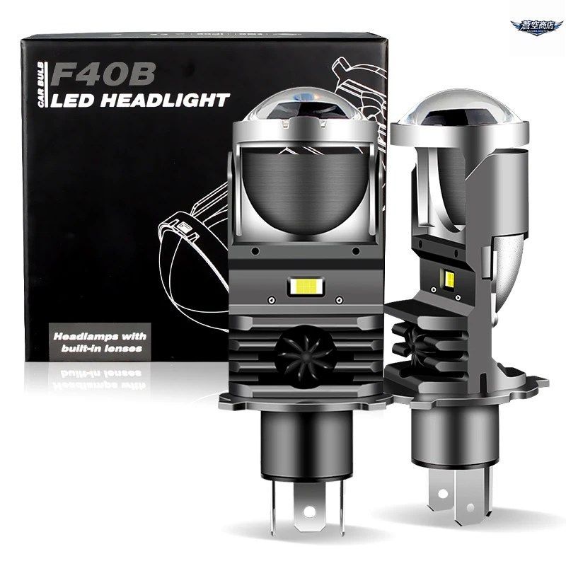 1個 ホンダ CBR125R 25W 6000K ホワイト オートバイ H4 LED レンズ ヘッドライト CANBUS ハイ/ロービーム HS1 モトランプ