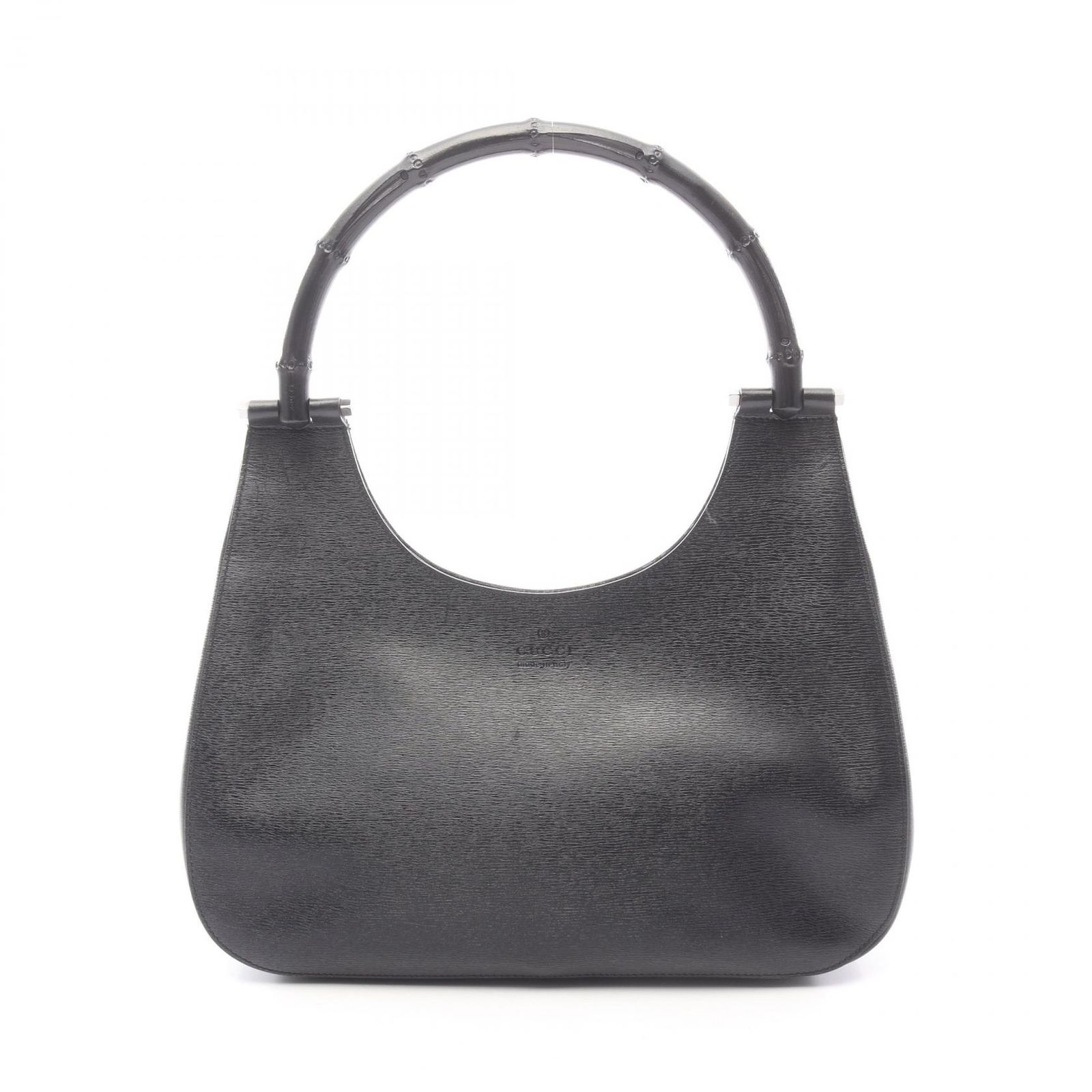 グッチ GUCCI ハンドバッグ バンブー 001･3739 ブラック レザー バンブー ハンド レディース Used A
