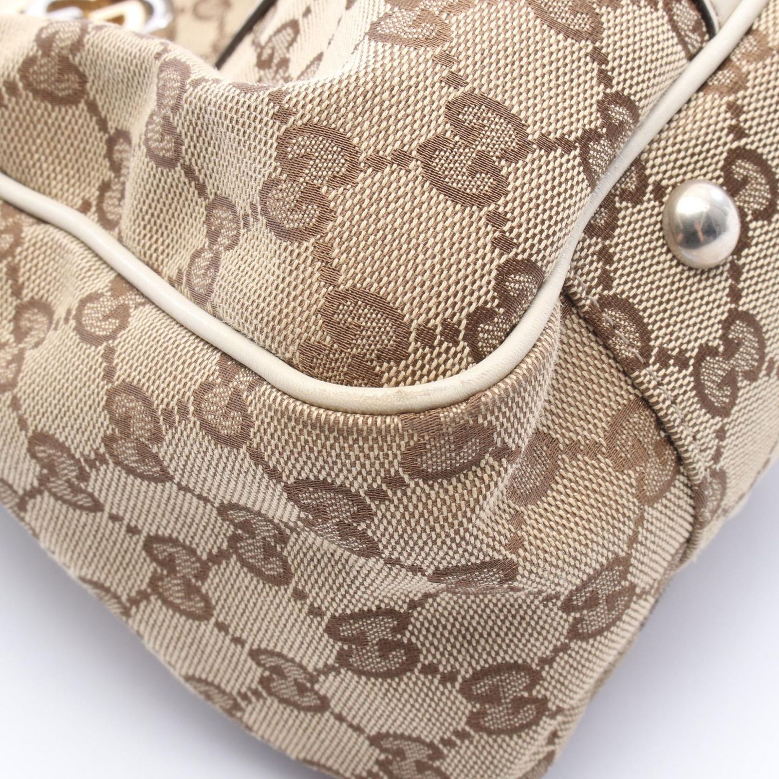 グッチ GUCCI トートバッグ GGツインズ GGキャンバス 232957 ベージュ
