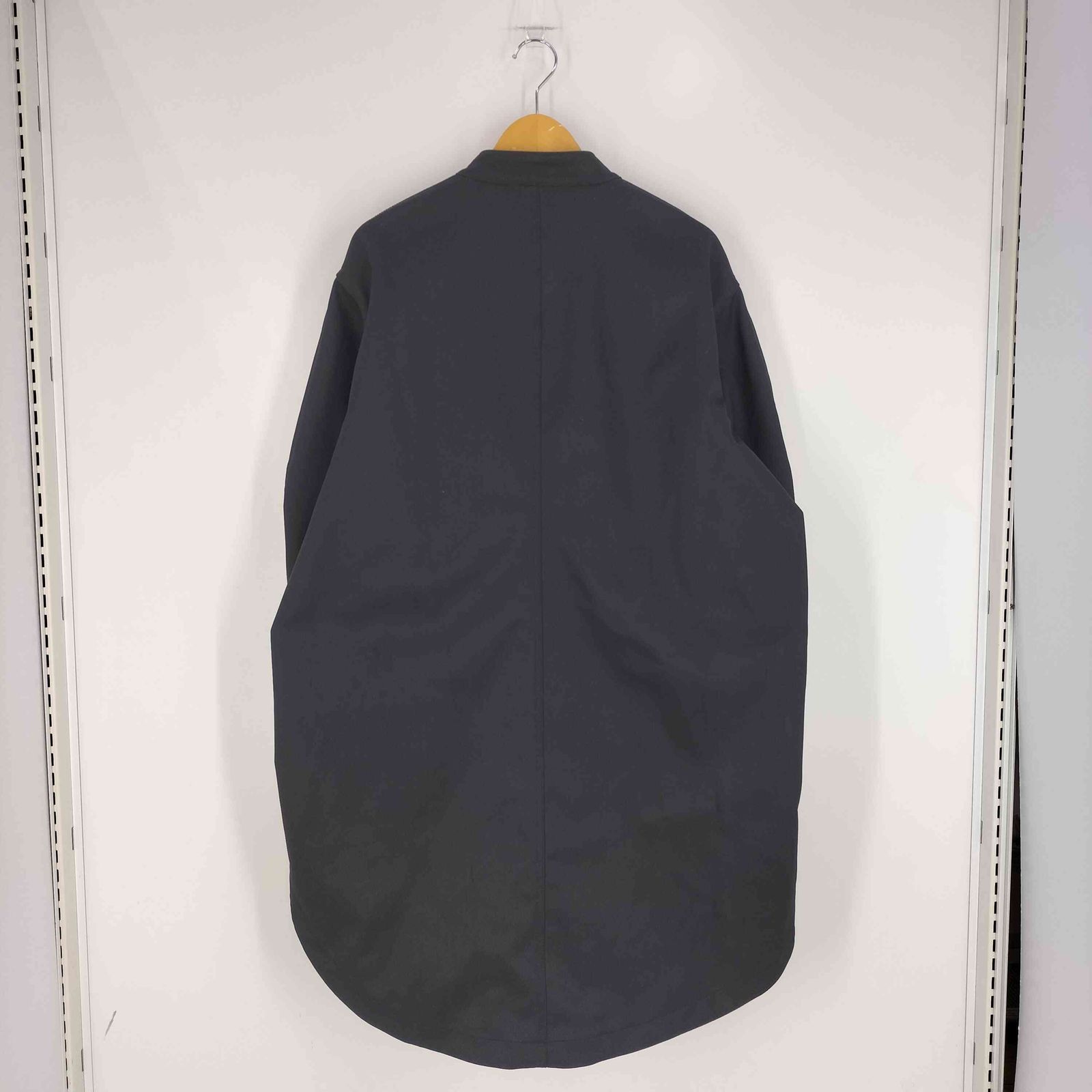 オールモストブラック ALMOSTBLACK NO COLLAR COAT ノーカラーシェル
