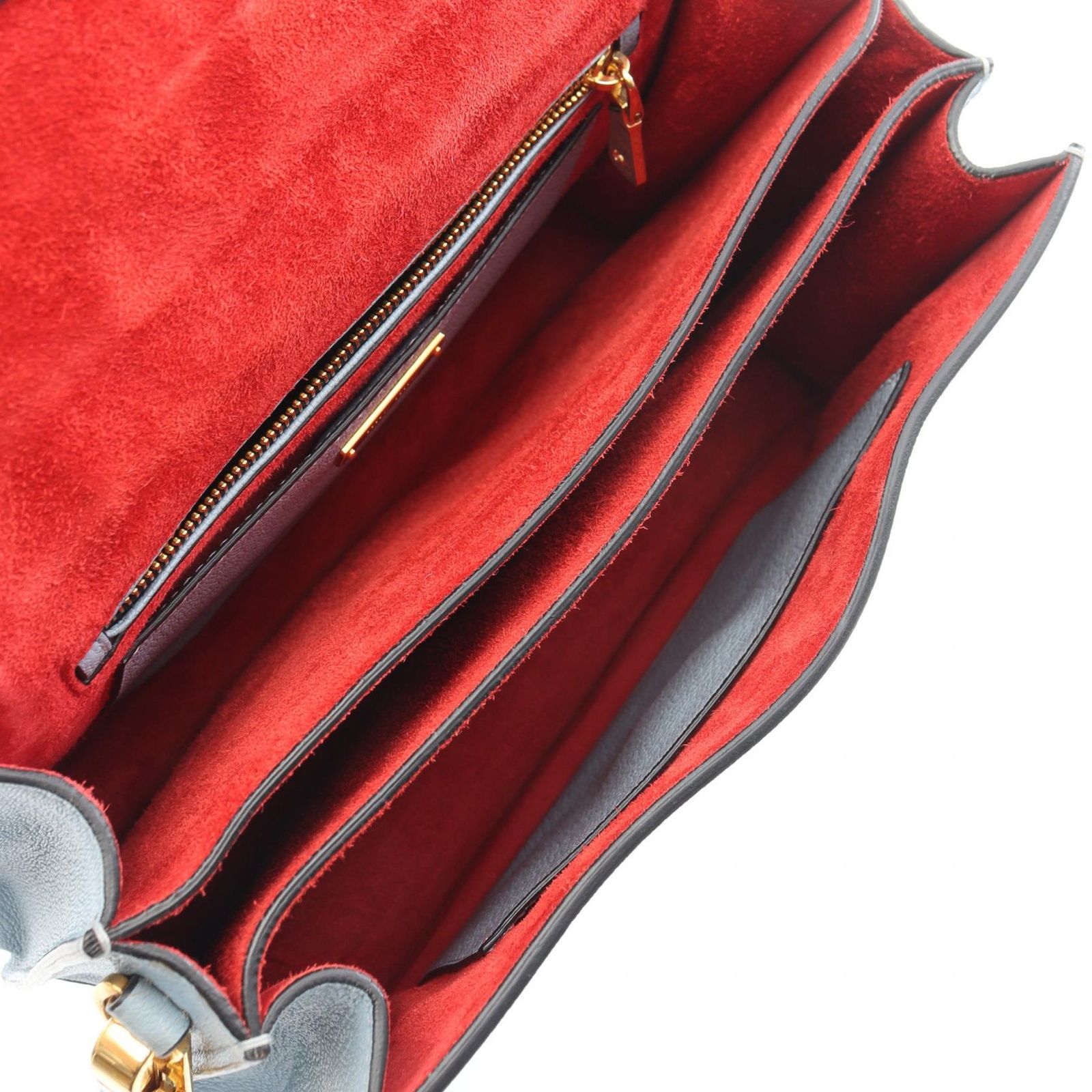ミュウ ミュウ Miu Miu ハンドバッグ MADRAS マドラス 2WAY バイカラー