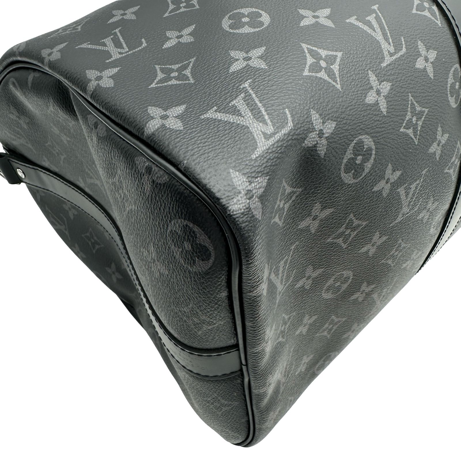 ルイ・ヴィトン LOUIS VUITTON キーポル・バンドリエール45 グレー 