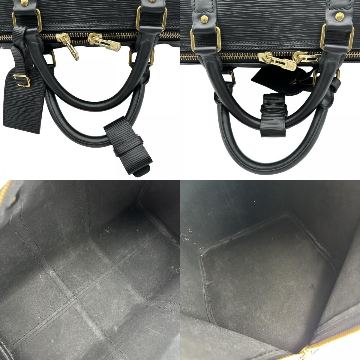 ルイ・ヴィトン LOUIS VUITTON キーポル50 M42962 ノワール エピ