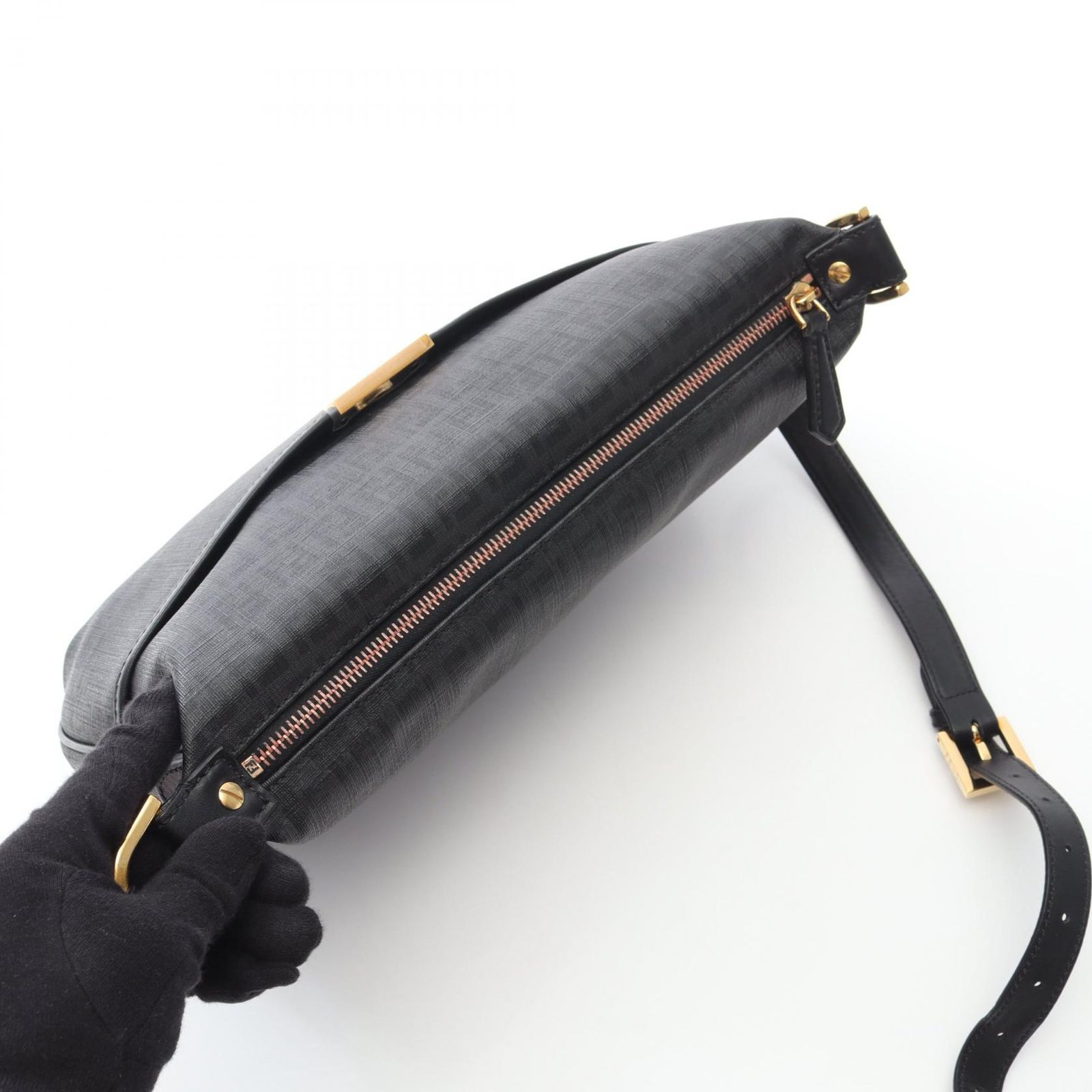 フェンディ FENDI ショルダーバッグ ズッキーノ 8BT206 グレー 