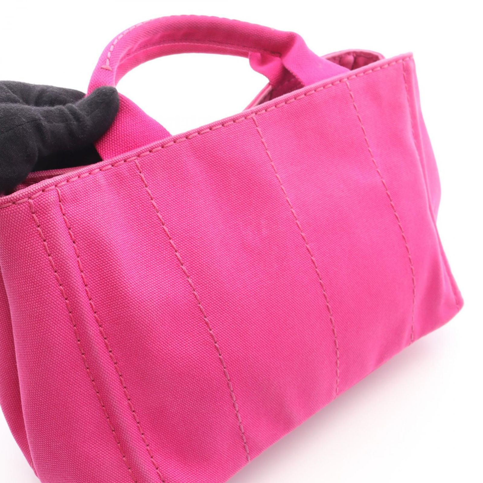 プラダ PRADA トートバッグ CANAPA カナパ 2WAY ピンク キャンバス 