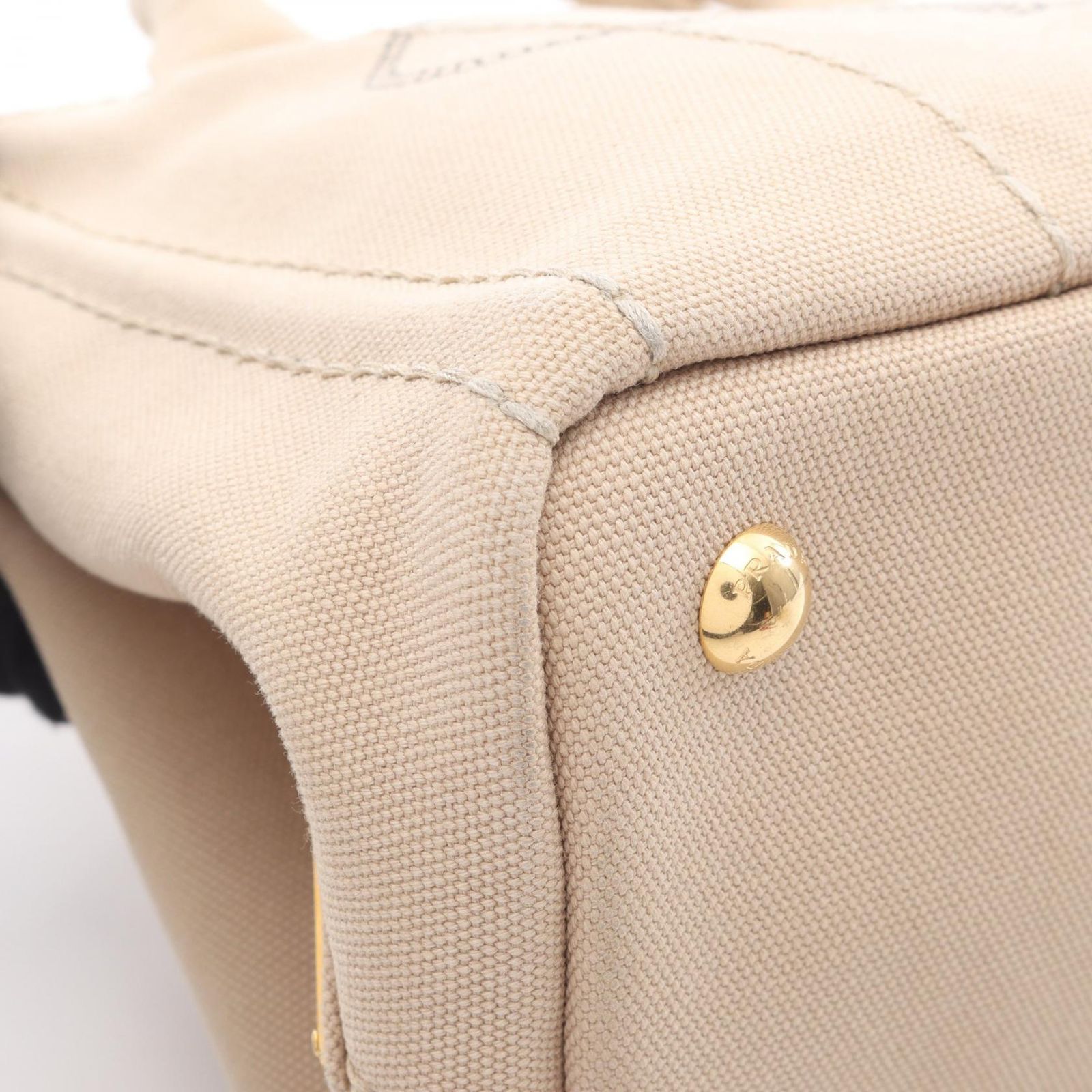 プラダ PRADA トートバッグ CANAPA カナパ 2WAY ベージュ キャンバス 