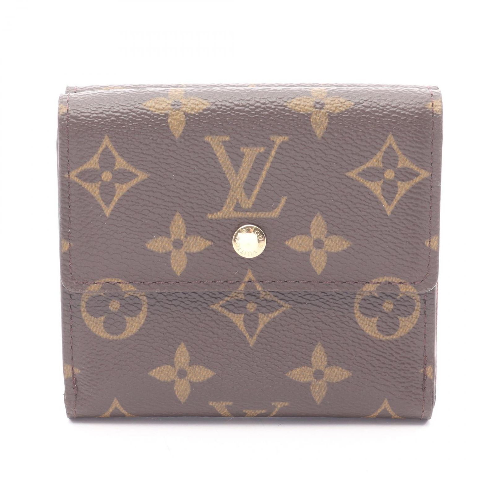 ルイ・ヴィトン LOUIS VUITTON 三つ折り財布 ポルト モネ ビエ カルトクレディモノグラム M61652 レザー ポルトモネ・ビエカルトクレディ レディース Used A