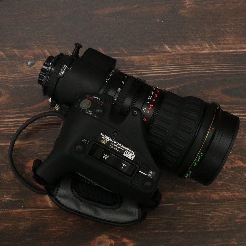 【極上品】 FUJINON HA18x7.6BERM-M48L B4 HD 2/3 放送用ズームレンズ #7579