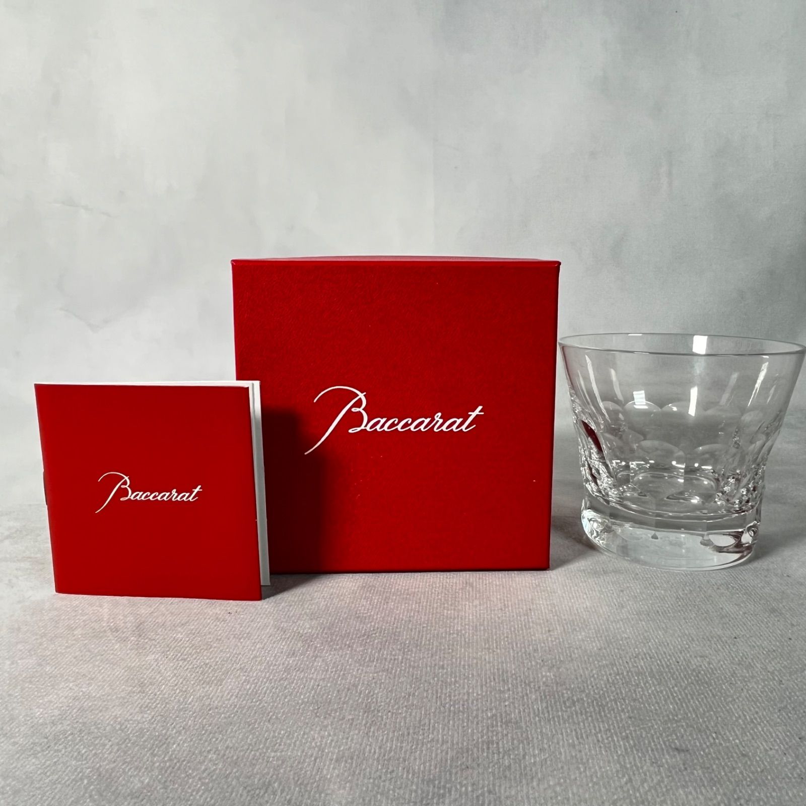 【管2604-362】美品☆Baccarat バカラ クリスタル ロックグラス タンブラー 2013 ビバ 箱付き 食器 中古品