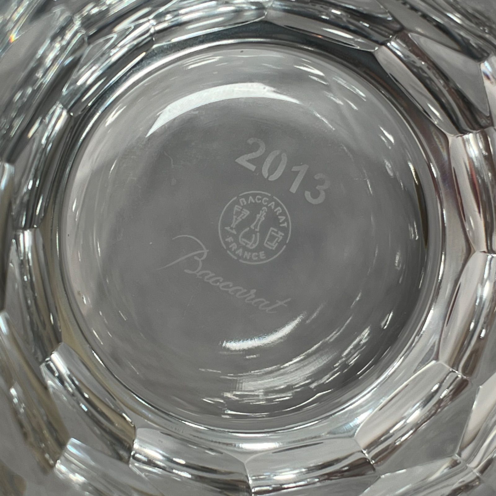 【管2604-362】美品☆Baccarat バカラ クリスタル ロックグラス タンブラー 2013 ビバ 箱付き 食器 中古品