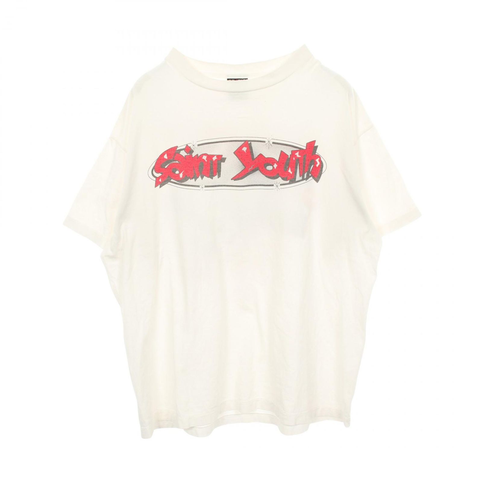 セント マイケル SAINT MICHAEL 半袖Tシャツ SAINT YOUTH コットン Tシャツ メンズ Used A