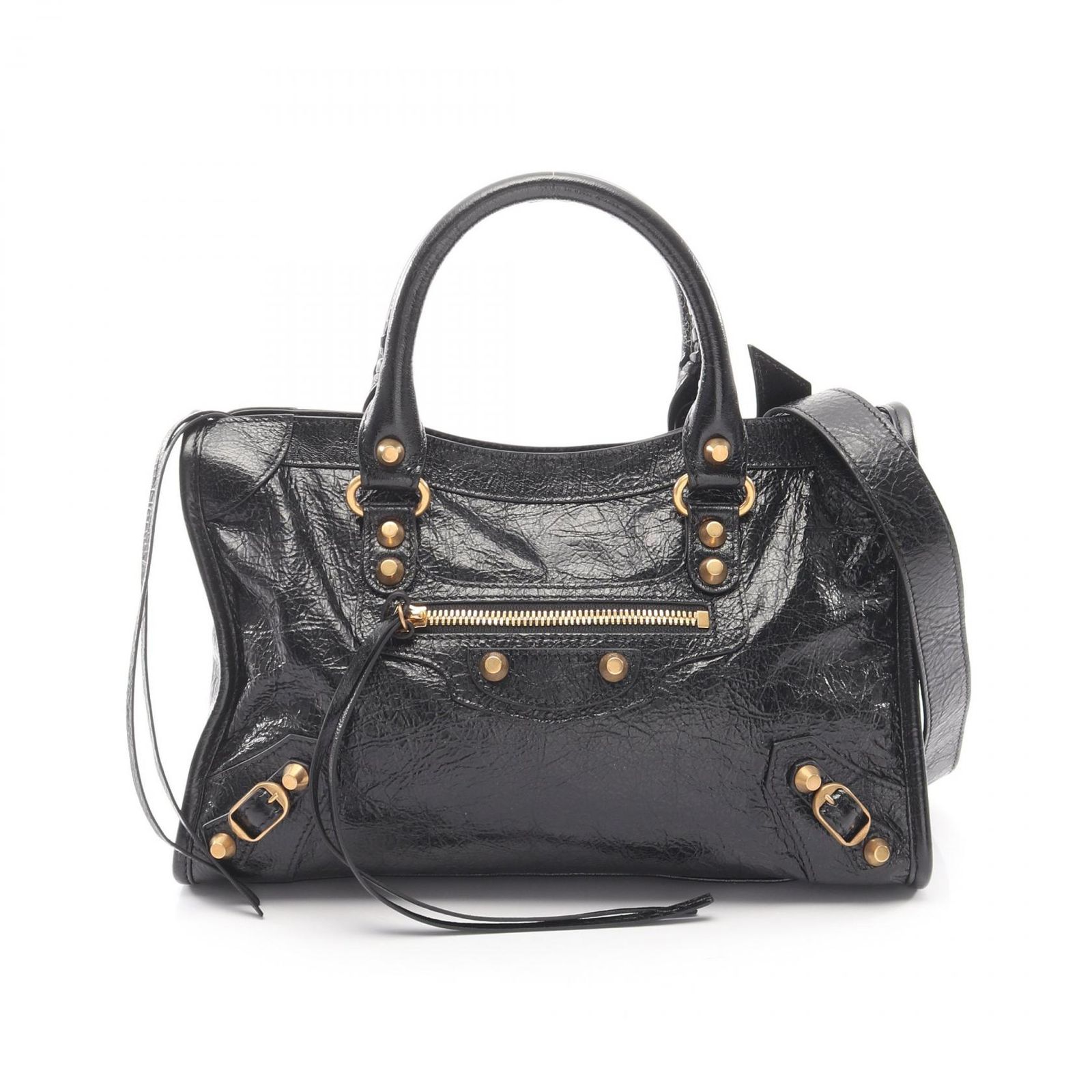 バレンシアガ BALENCIAGA ハンドバッグ Le City Small ル シティ スモール 2WAY 811442210F61000 ブラック レザー 2wayショルダー レディース 新品