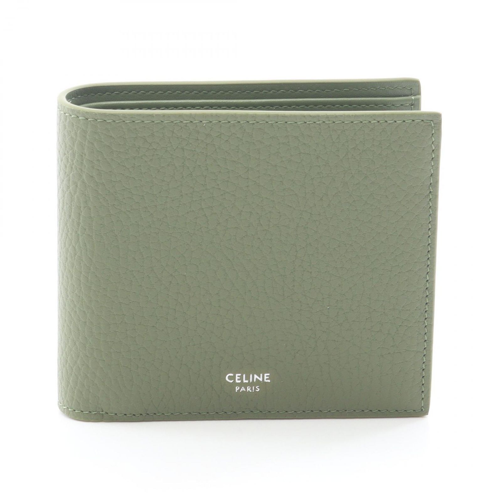 セリーヌ CELINE 二つ折り財布 バイフォールドウォレット 10C873GTZGJK0 ライトカーキ レザー 二つ折り財布 レディース 新品