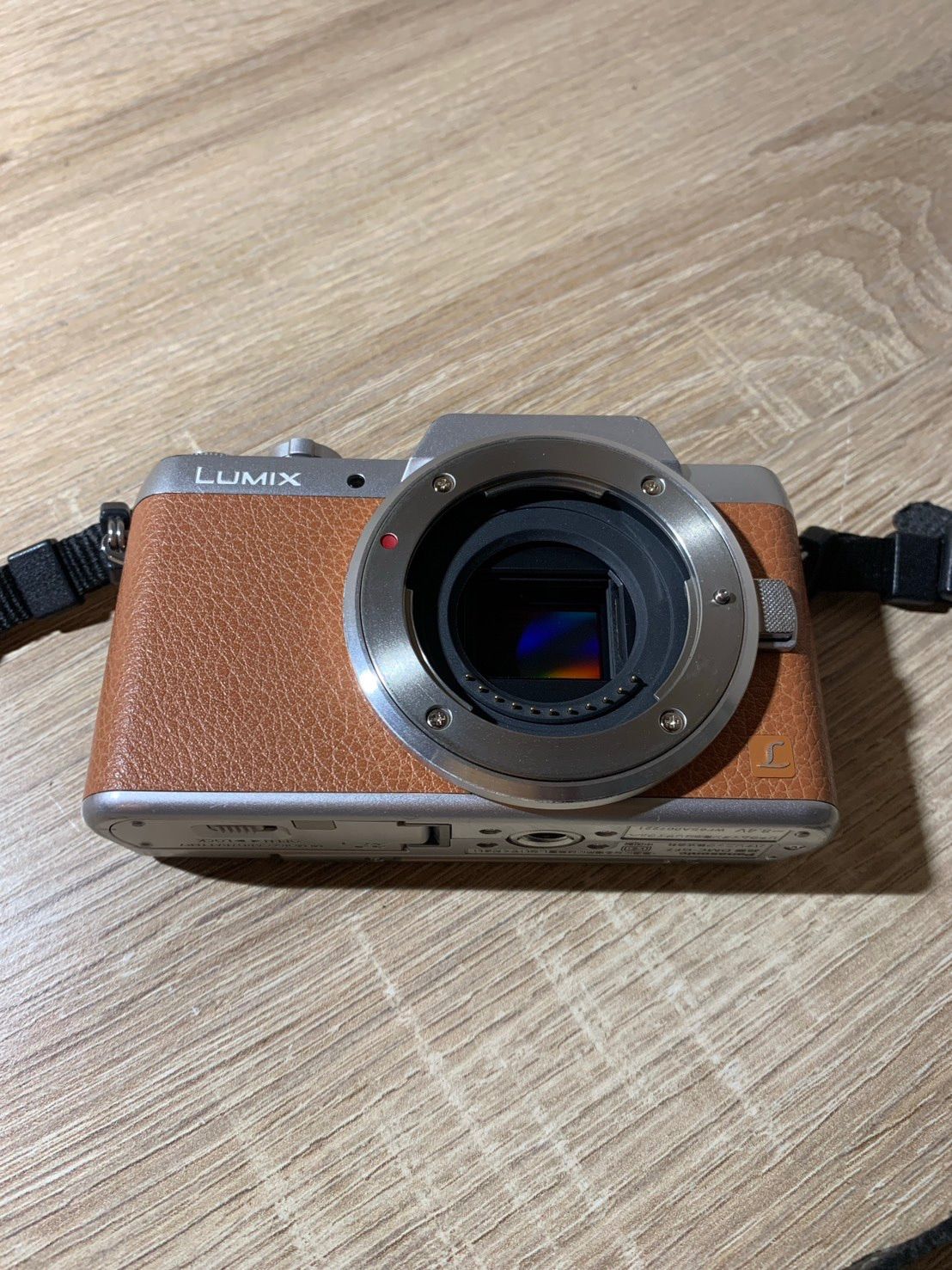 0407 Panasonic Lumix DMC-GF7 オレンジ デジカメ ジャンク品 【コ