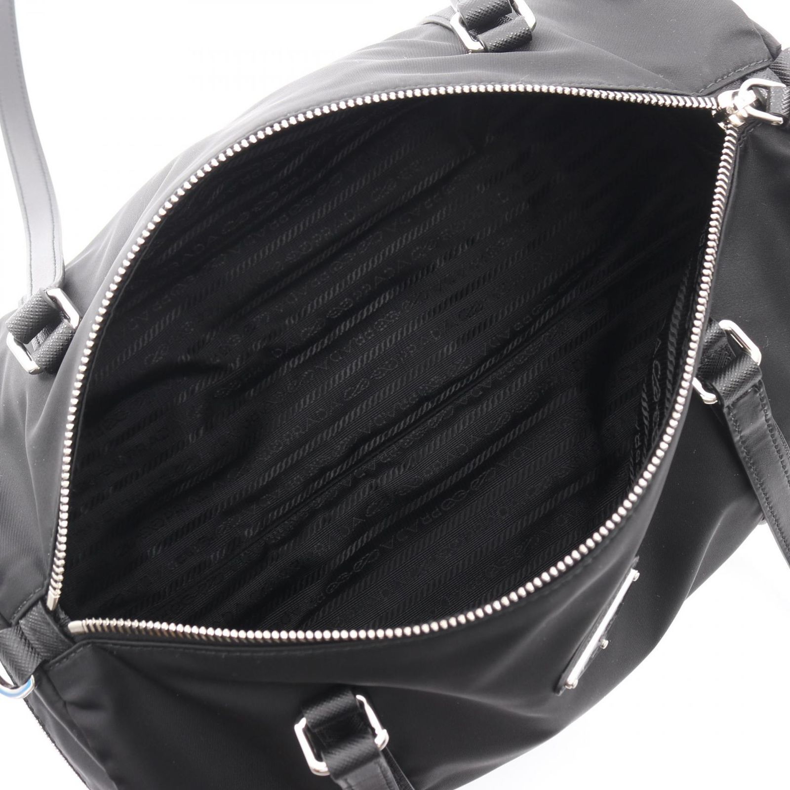 プラダ PRADA ショルダーバッグ TESSUTO＋SAFFIAN ダッフルバッグ 2WAY 