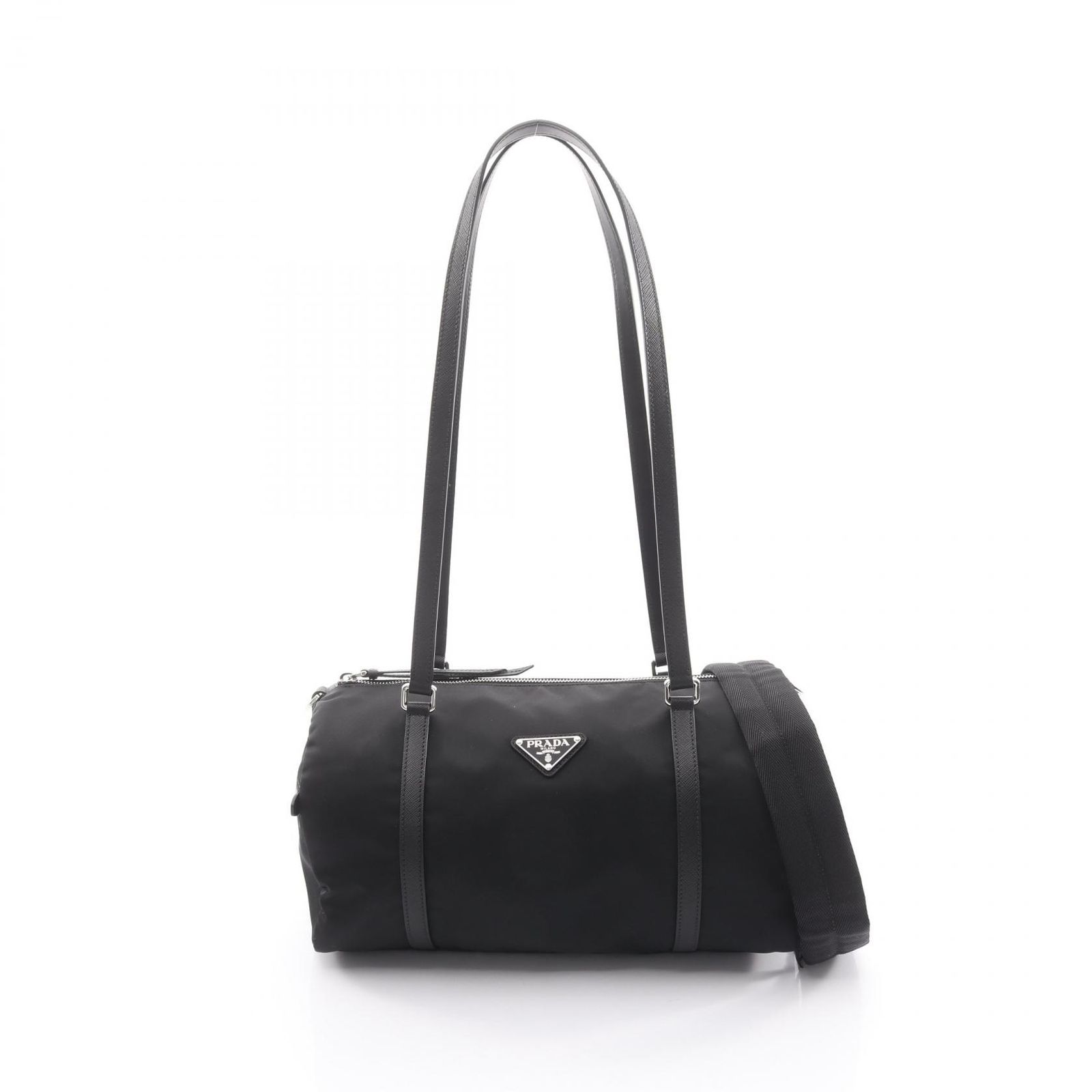プラダ PRADA ショルダーバッグ TESSUTO＋SAFFIAN ダッフルバッグ 2WAY 