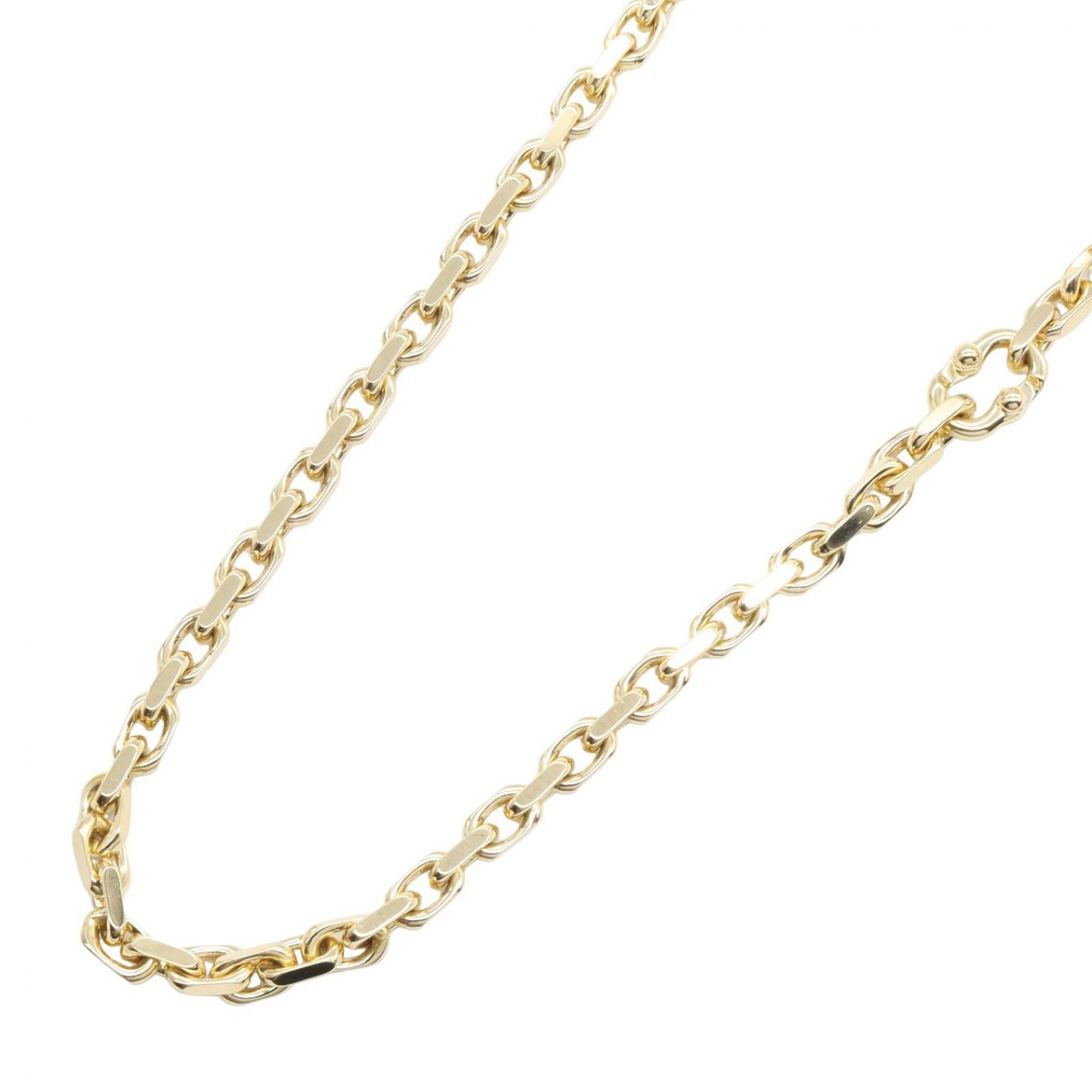ティファニー TIFFANY＆CO ネックレス 1837メイカーズネックレス 首回62㎝ K18（イエローゴールド） 1837メイカーズネックレス ユニセックス Used A