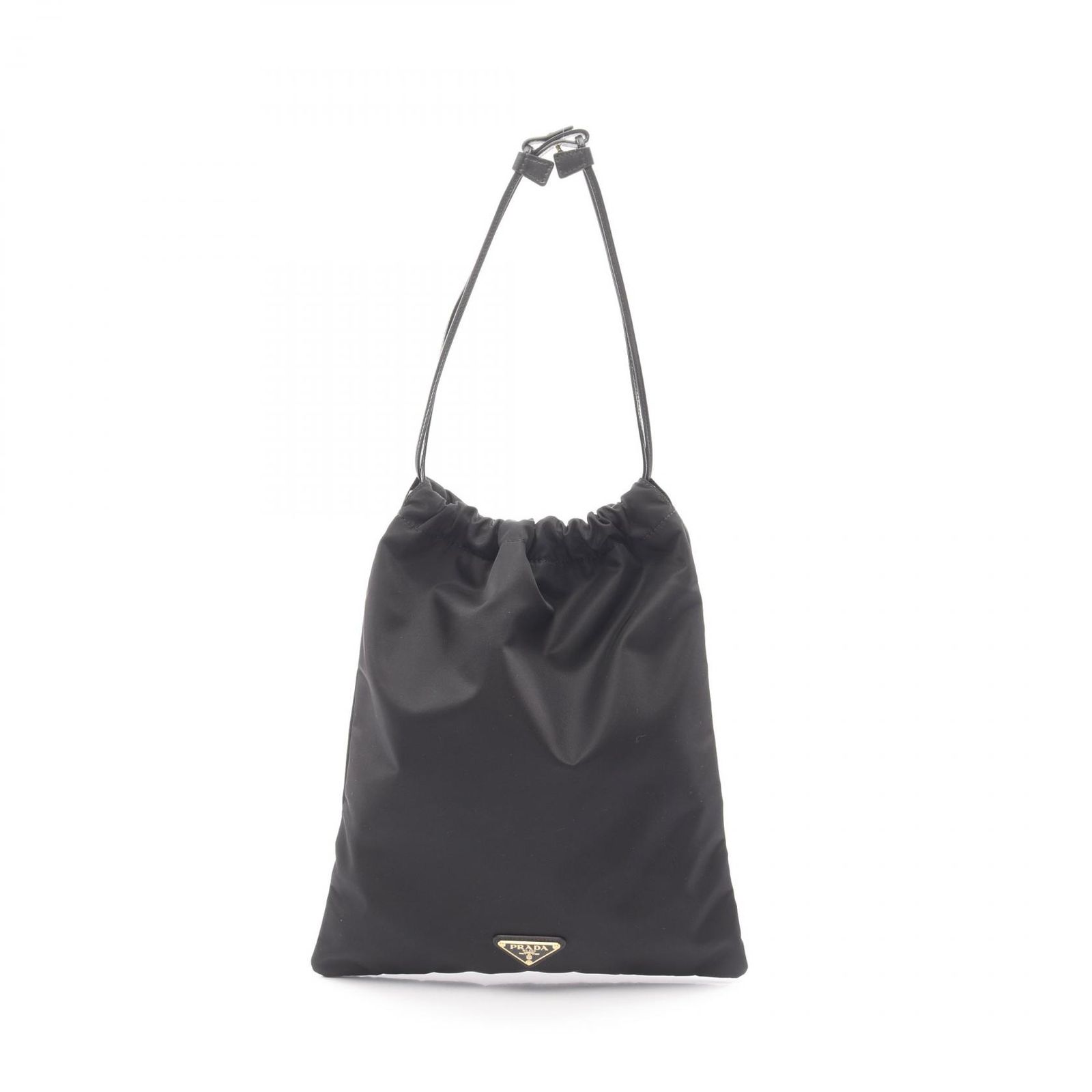 プラダ PRADA ポーチ TESSUTO 巾着 1NK0012HG6F0002 ブラック ナイロン ポーチ レディース 新品