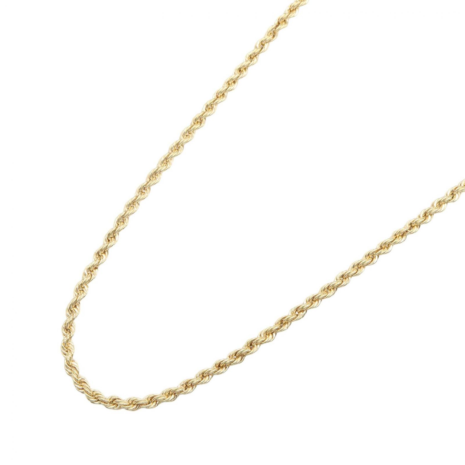 ジュエリー JEWELRY ネックレス ネックレス 5.8g 首回62.5㎝ K18（イエローゴールド） ロープネックレス ユニセックス Used A 92,840円
