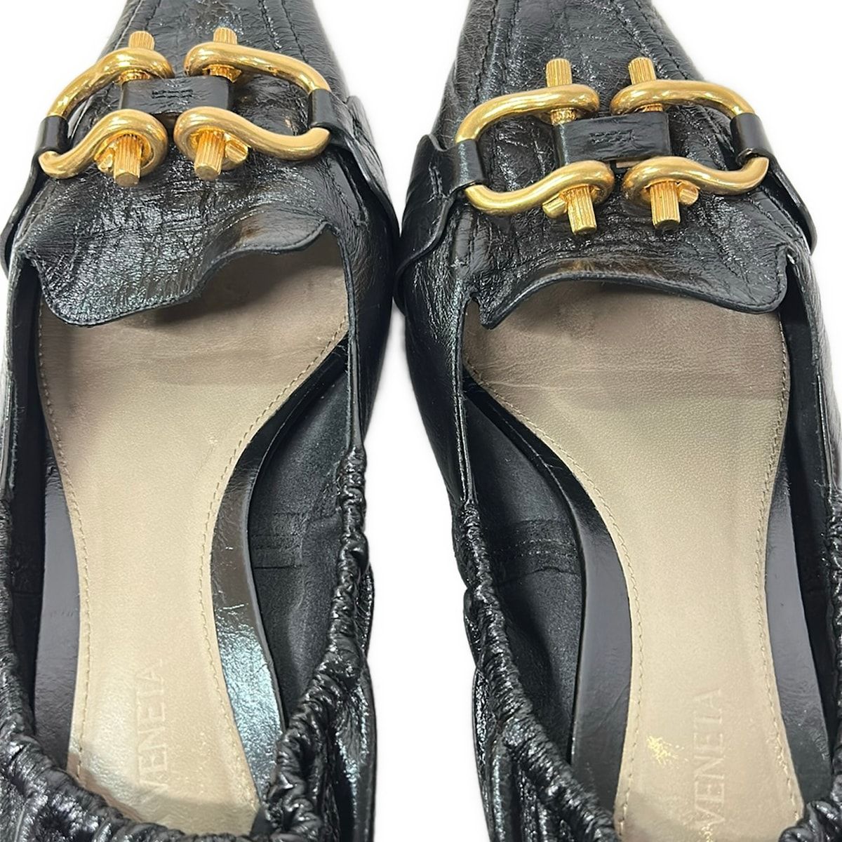 BOTTEGA VENETA(ボッテガヴェネタ) パンプス 38 レディース - 黒 レザー