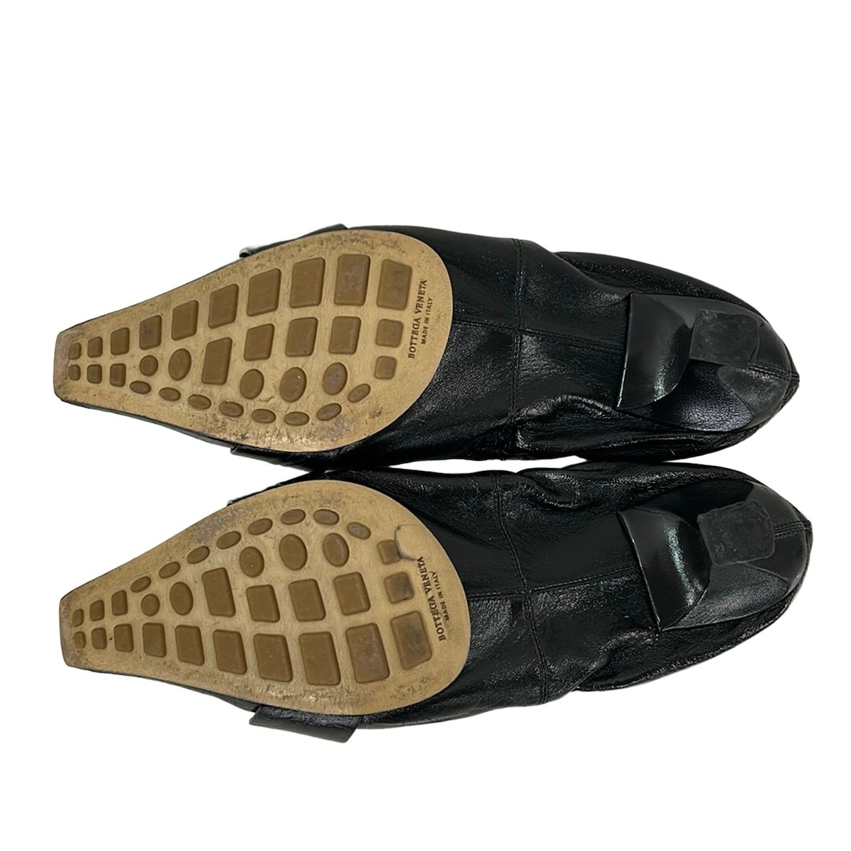 BOTTEGA VENETA(ボッテガヴェネタ) パンプス 38 レディース - 黒 レザー