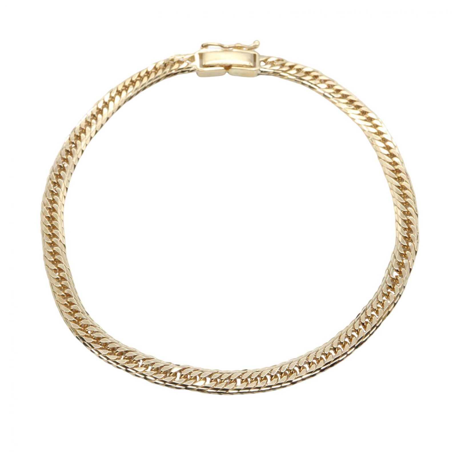ジュエリー JEWELRY ブレスレット 8メンTキヘイ ブレスレット 8ﾒﾝT 8.6g 腕回18.5㎝ K18（イエローゴールド） キヘイ ブレスレット ユニセックス Used A