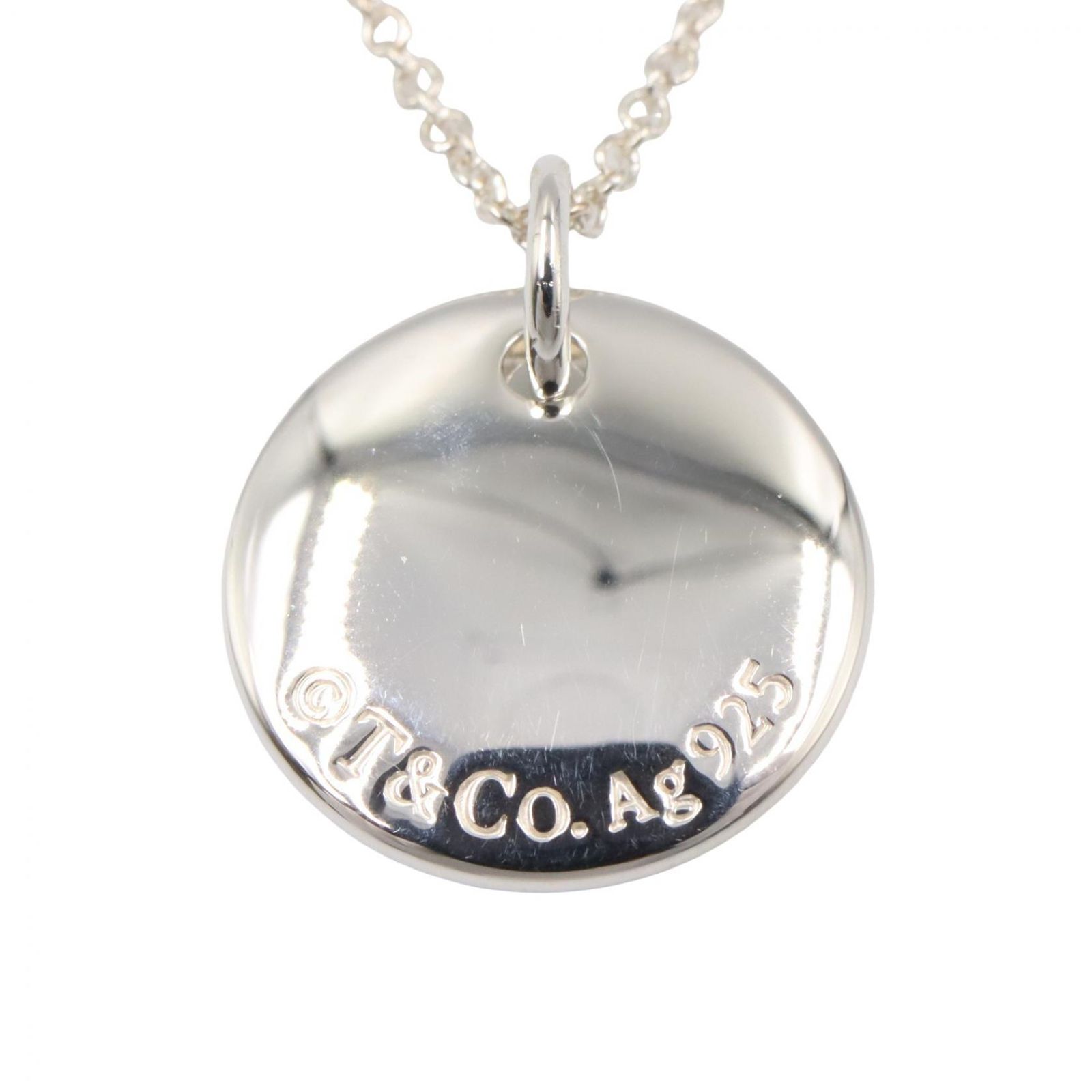 ティファニー TIFFANY＆CO ネックレス アルファベットチャーム ネックレス 首回40.5㎝ シルバー925 ネックレス レディース Used A