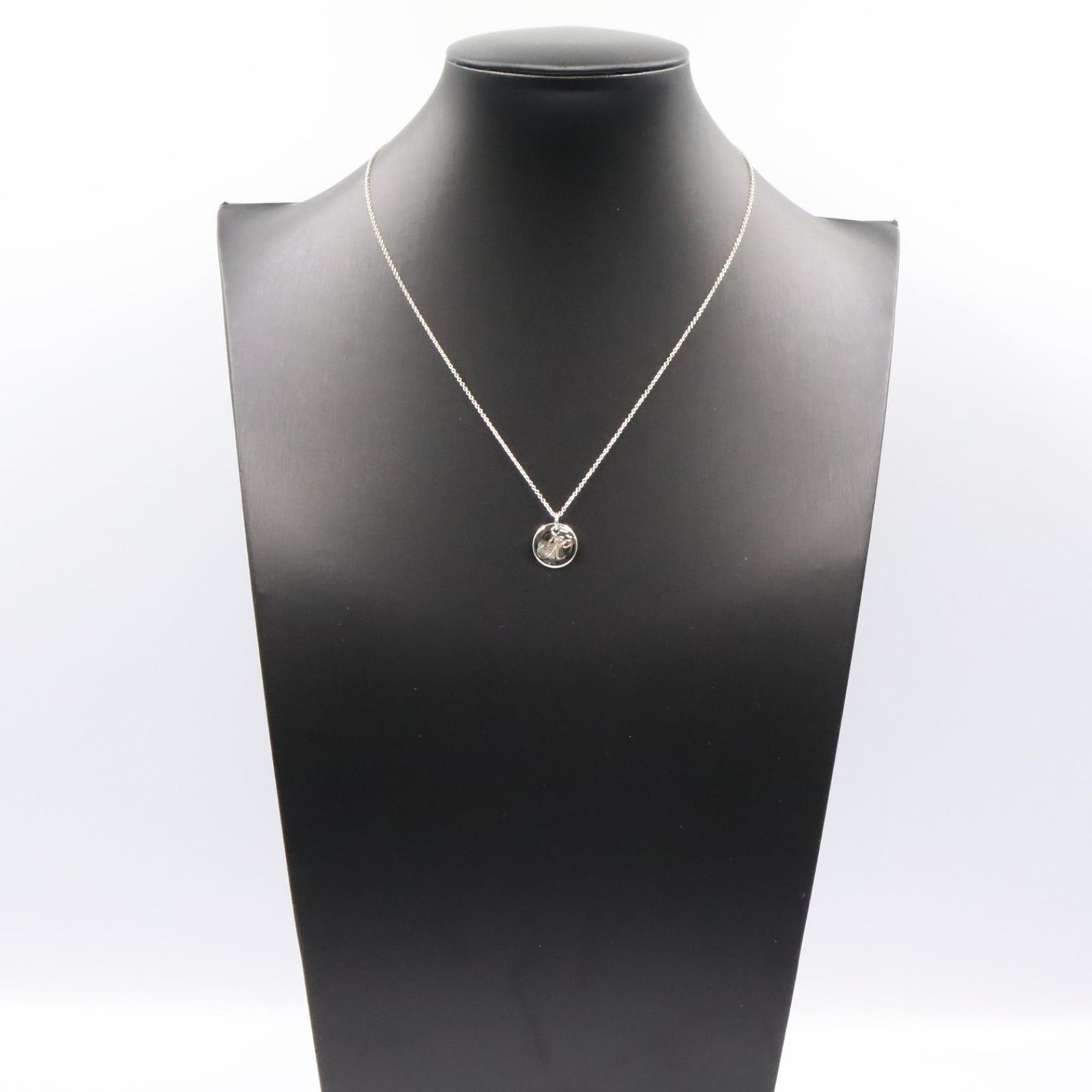 ティファニー TIFFANY＆CO ネックレス アルファベットチャーム ネックレス 首回40.5㎝ シルバー925 ネックレス レディース Used A