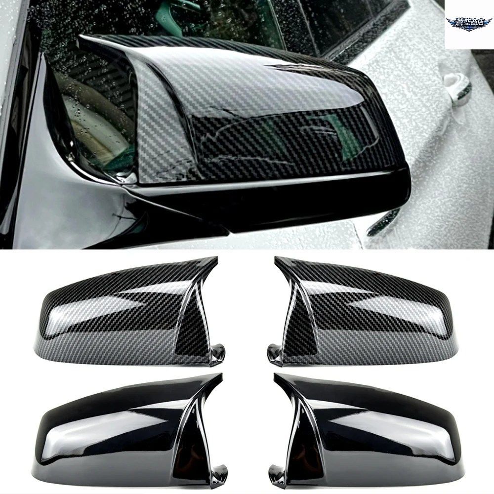 BMW 5 6 7シリーズ E60 E61 E63 E64 F06 F07 F10 F11 F13 F01-F04 カーボンファイバーパターン サイドウイングミラーカバーキャップ
