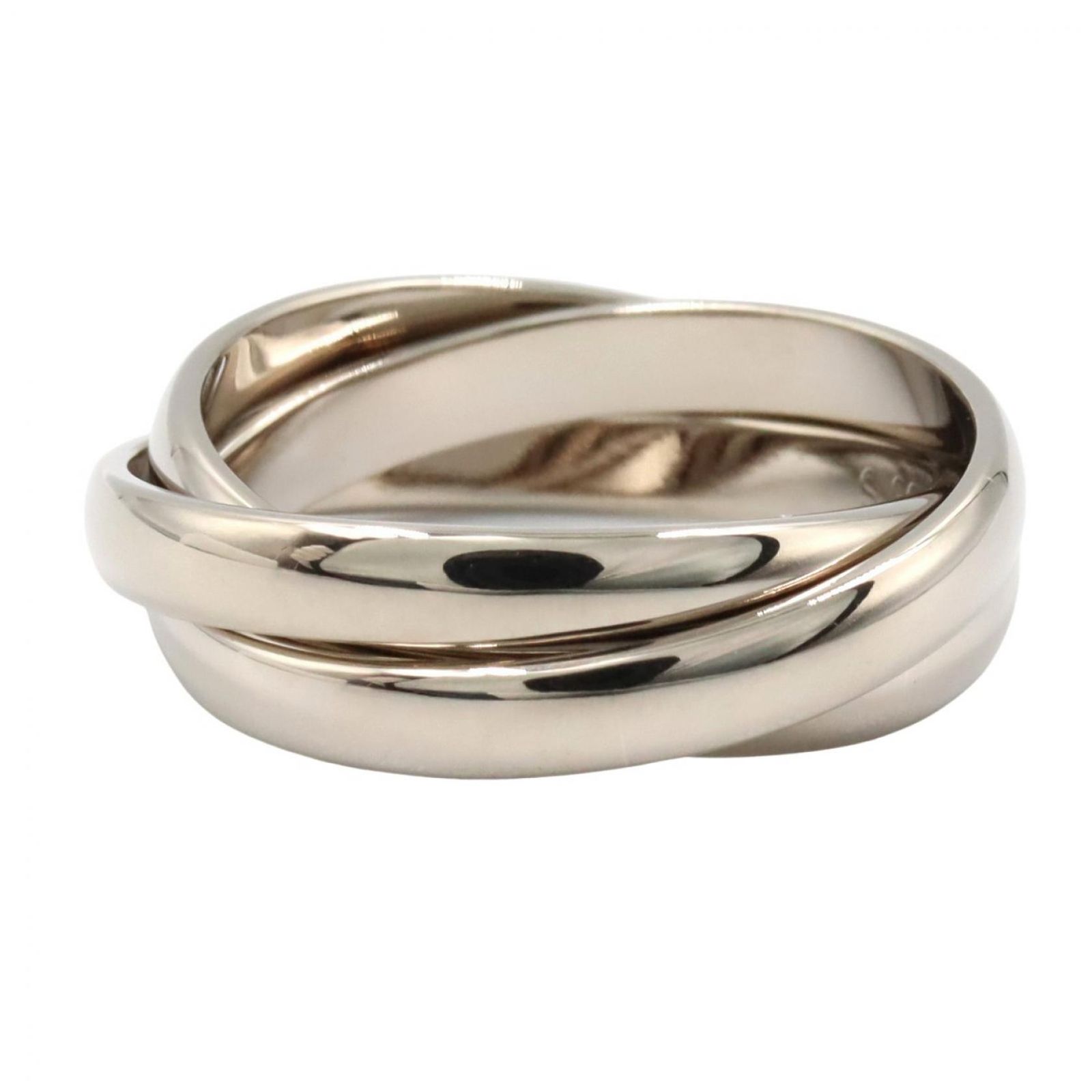 カルティエ CARTIER リング・指輪 トリニティリング B4039751 K18WG（ホワイトゴールド） トリニティリング ユニセックス Used A