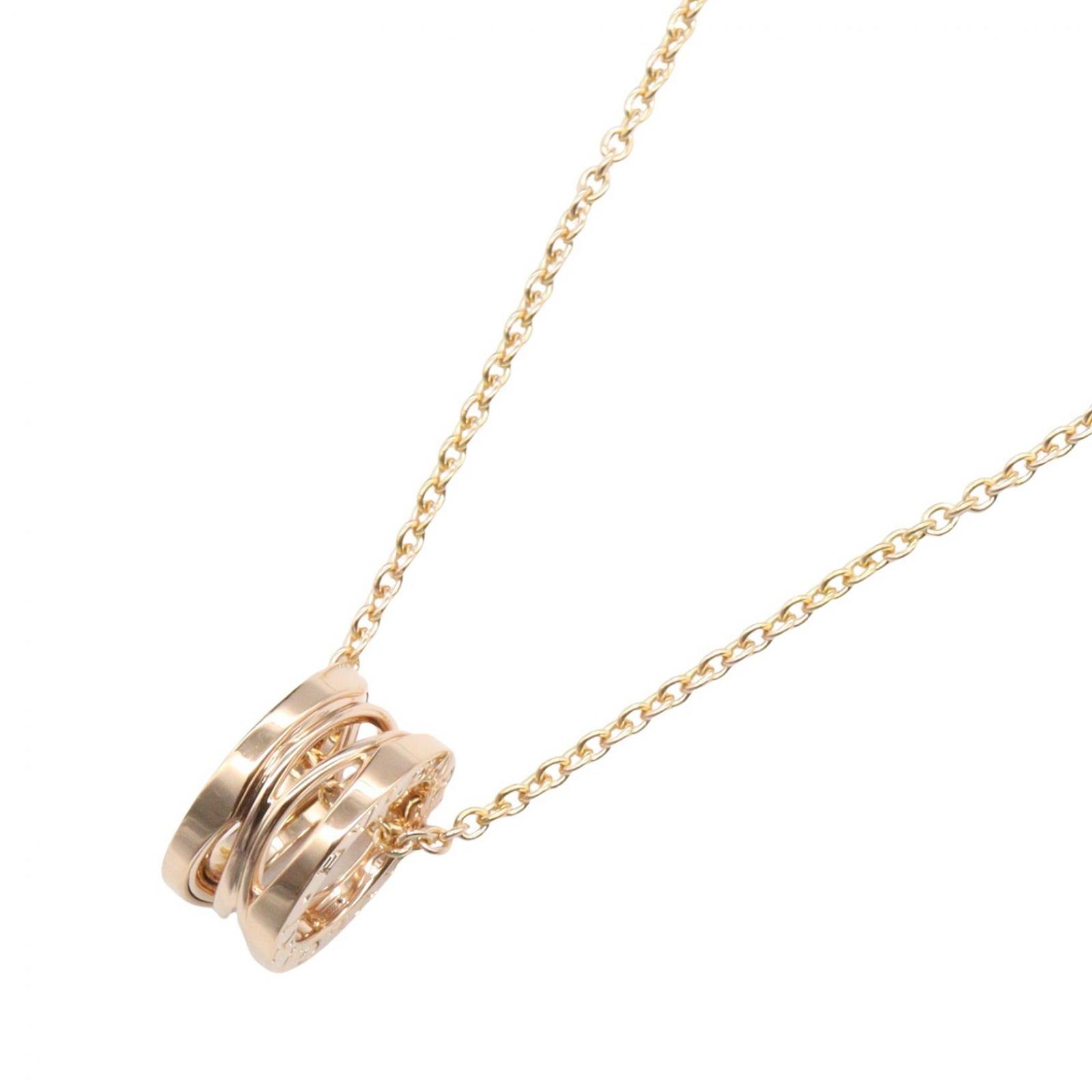 ブルガリ BVLGARI ネックレス B-zero1 ビーゼロワン レジェンド ネックレス 首回り38～45cm K18PG（ピンクゴールド） B-zero1 レジェンド ネックレス ユニセックス Used A