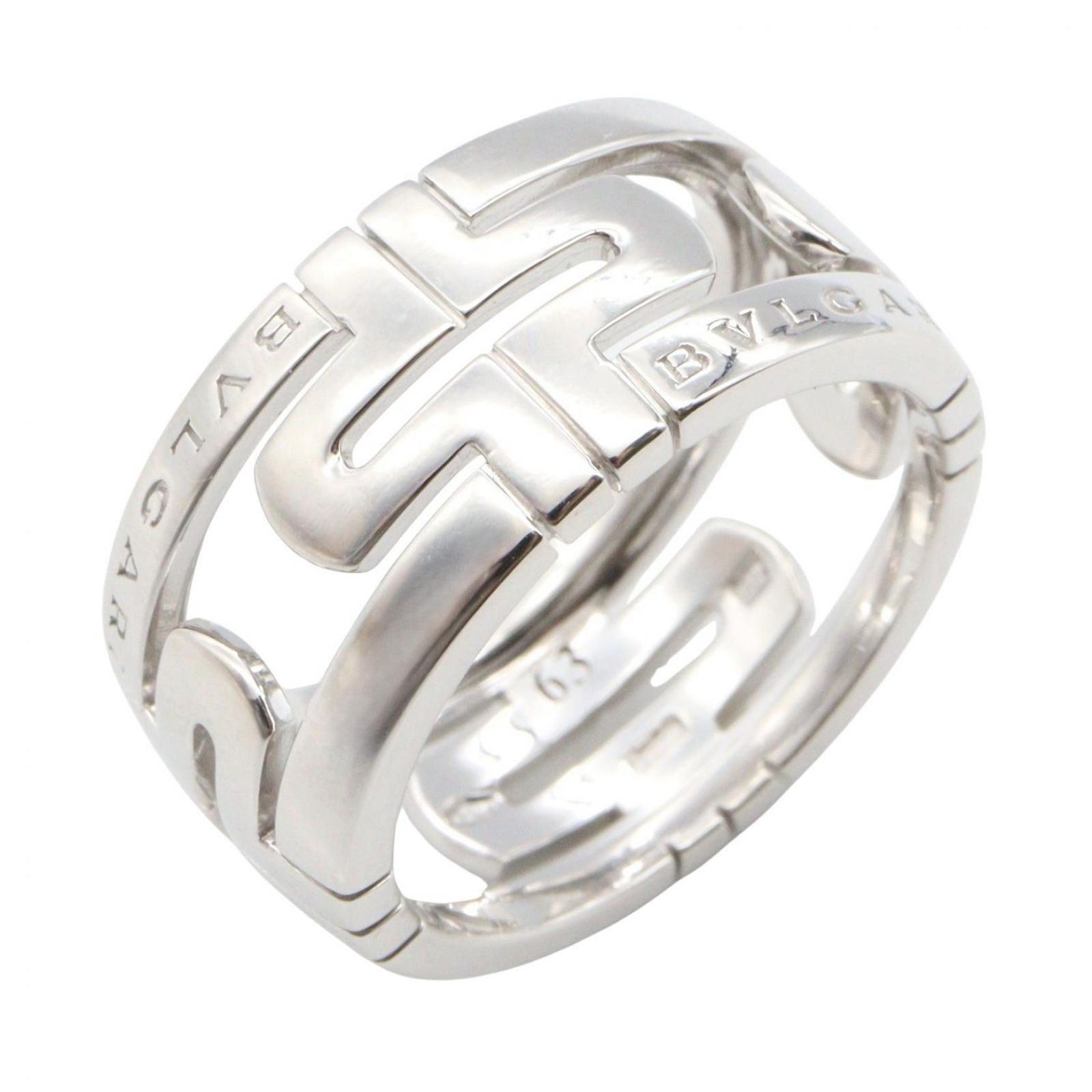 ブルガリ BVLGARI リング・指輪 パレンテシリング SM K18WG（ホワイトゴールド） パレンテシリング SM ユニセックス Used A