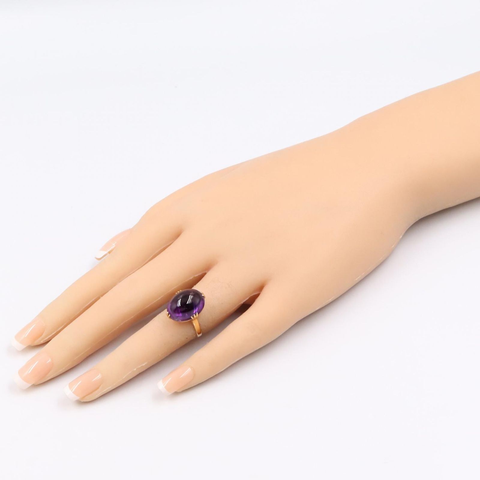 ジュエリー JEWELRY リング・指輪 色石 リング 色石 4.3g #9 K18 