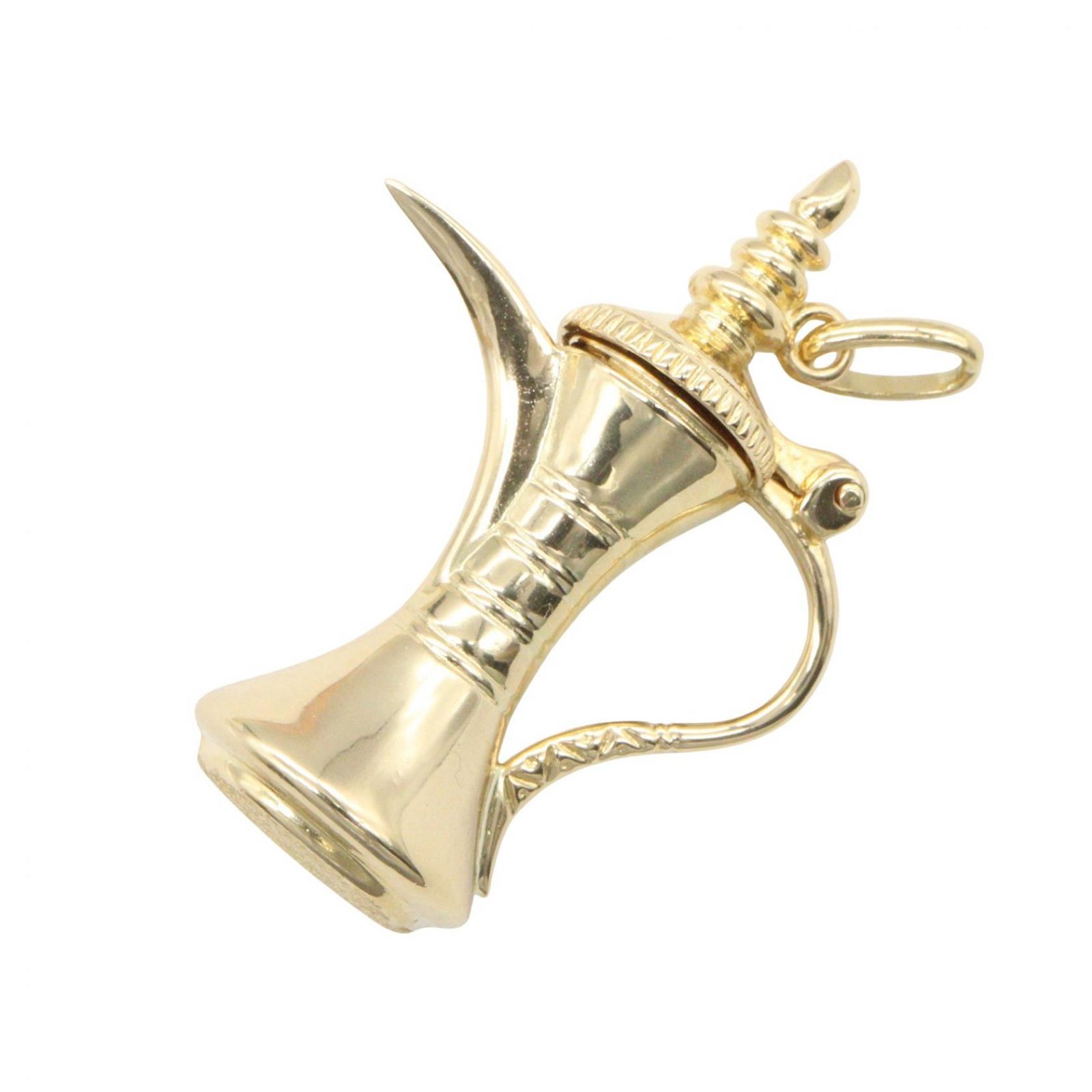 ジュエリー JEWELRY ペンダントトップ ランプモチーフ トップ 750YG 4.7g K18（イエローゴールド） ランプモチーフ トップ レディース Used A