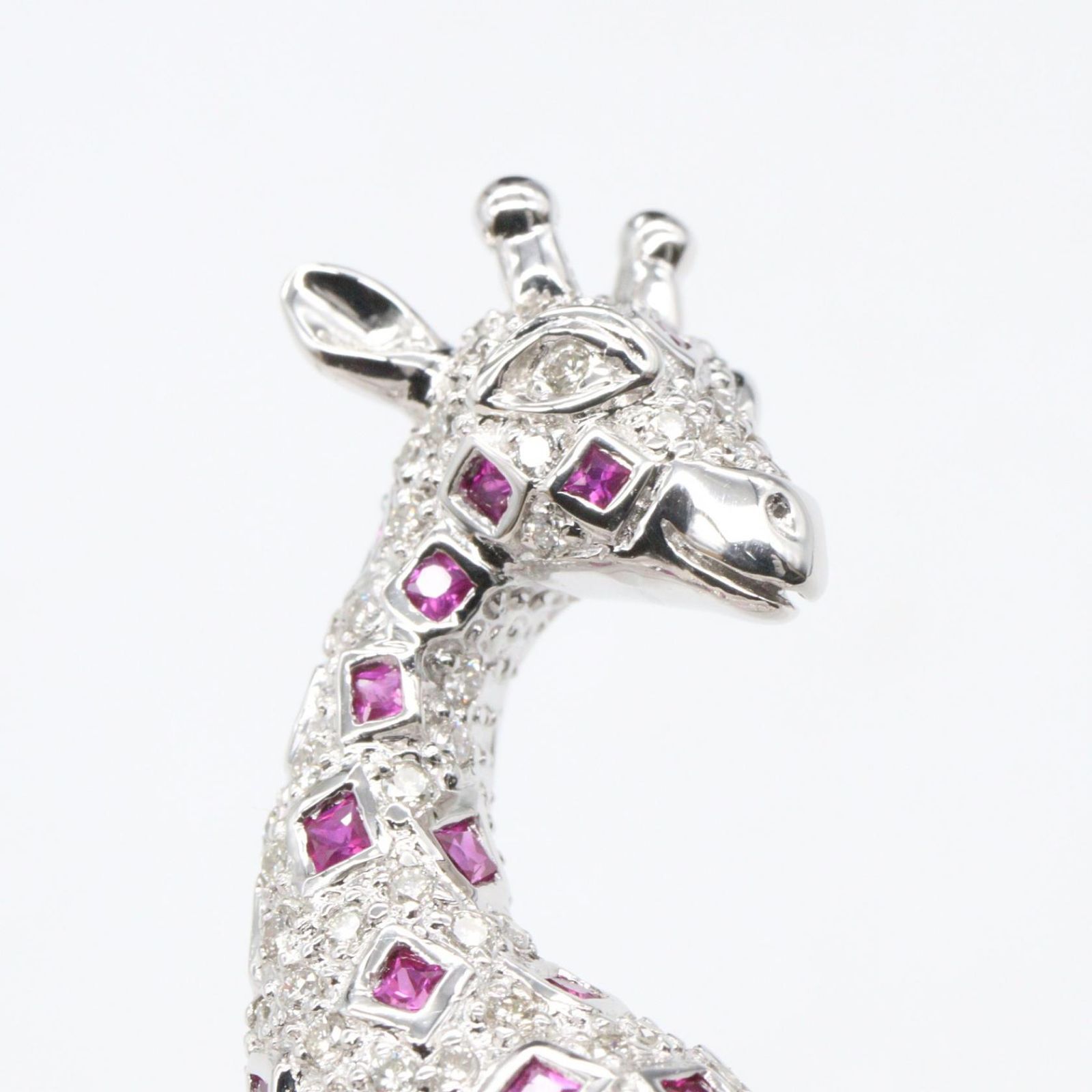 ジュエリー JEWELRY ブローチ ルビー ダイヤ ブローチ ﾙﾋﾞｰ 13.3g
