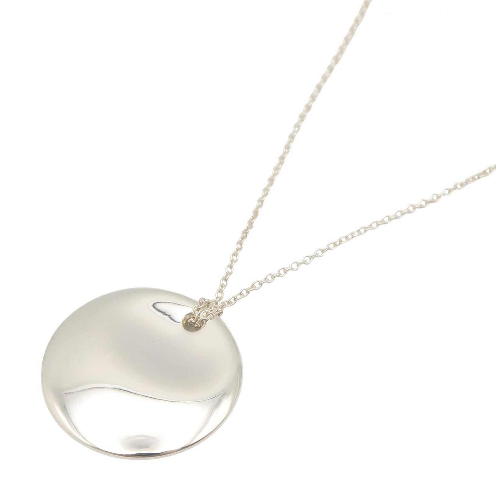 ティファニー TIFFANY&CO ネックレス ラウンド ネックレス 首回38cm シルバー925 ラウンド ネックレス ユニセックス Used A