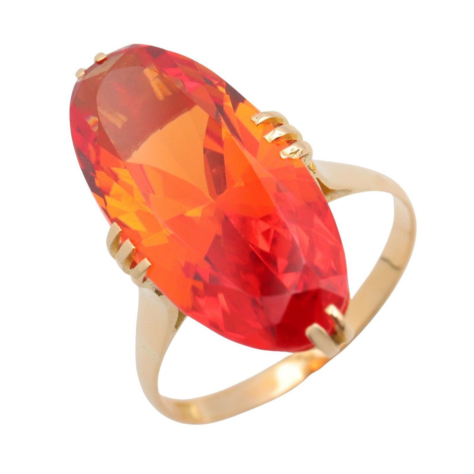 ジュエリー JEWELRY リング・指輪 色石 リング 色石 3.7g #11 K18（イエローゴールド） リング レディース Used A