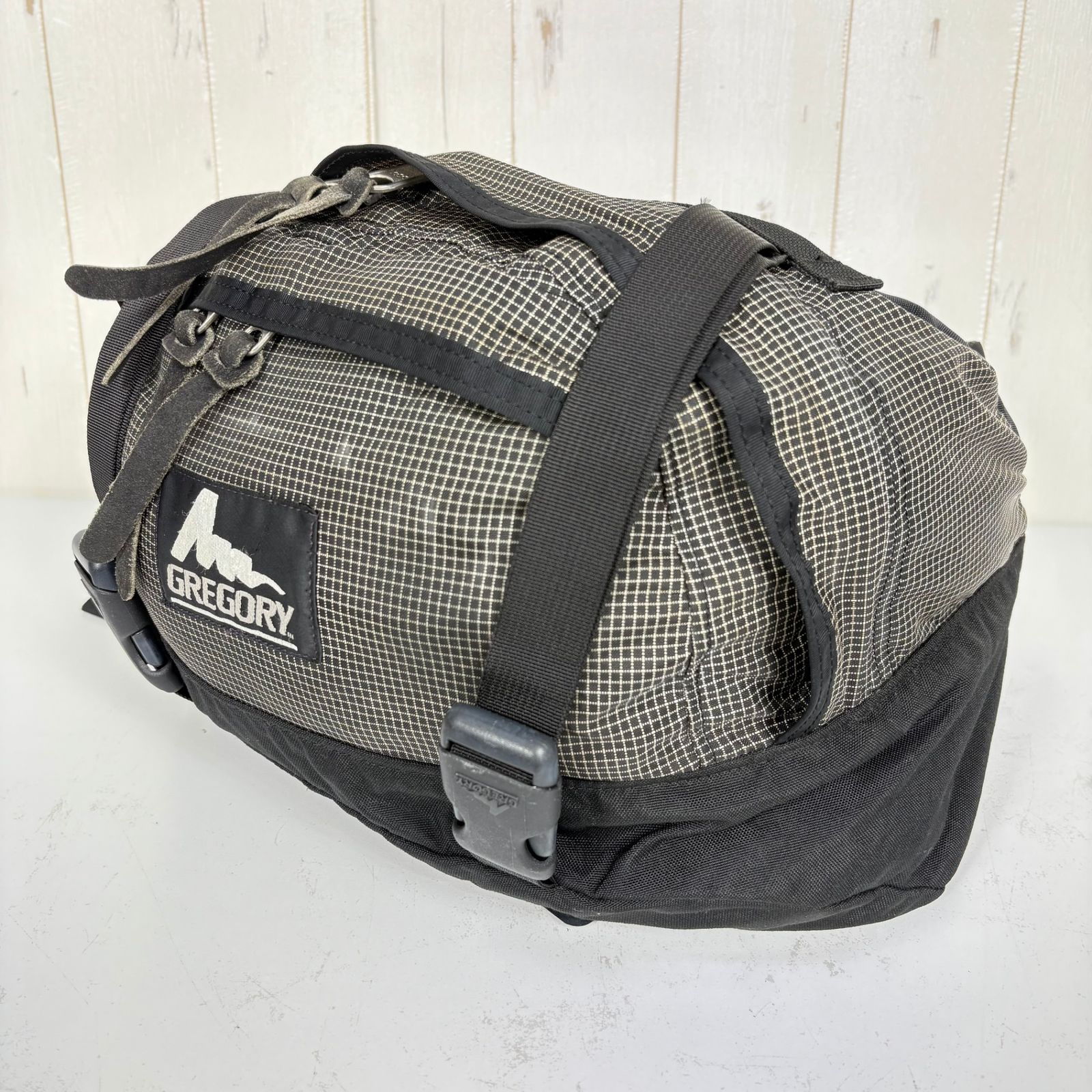 ?️OneSize ブラック系 1998 Gregory ( グレゴリー ) ランパールーム Rumper Room Micro Spectra 生産終了モデル 入手困難 銀タグ 旧タグ 希少カラー ナイロン バッグ ストレージ ウエストバッ