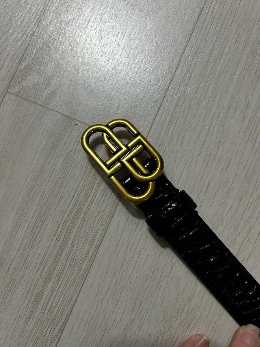 バレンシアガ BB ロゴ ブラック ベルト