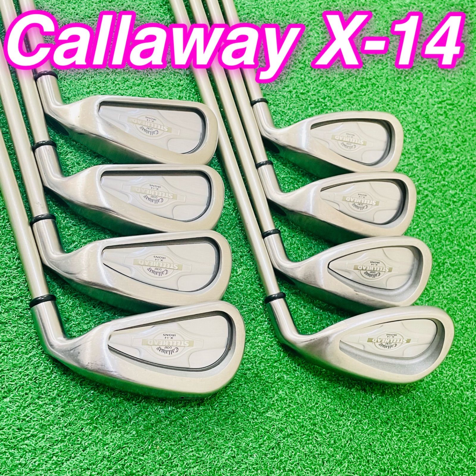 12 Callaway STEELHEAD X-14 レディース 女性用 右利き アイアン8本