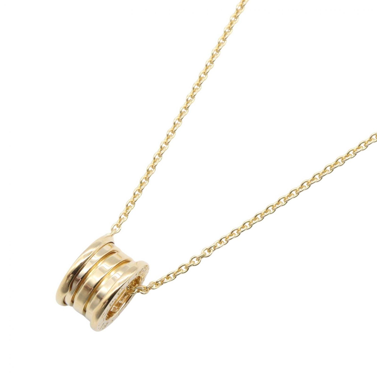 ブルガリ BVLGARI ネックレス B-zero1 ビーゼロワン ネックレス 首回41㎝ K18（イエローゴールド） B-zero1 ネックレス ユニセックス Used A