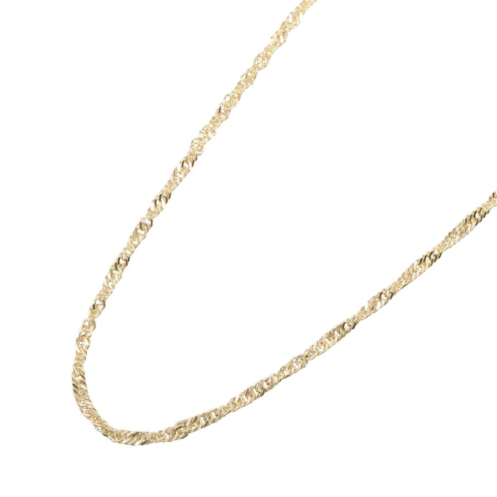 ジュエリー JEWELRY ネックレス ネックレス K18/750YG 5.1g 首回40㎝ K18（イエローゴールド） ネックレス レディース Used A