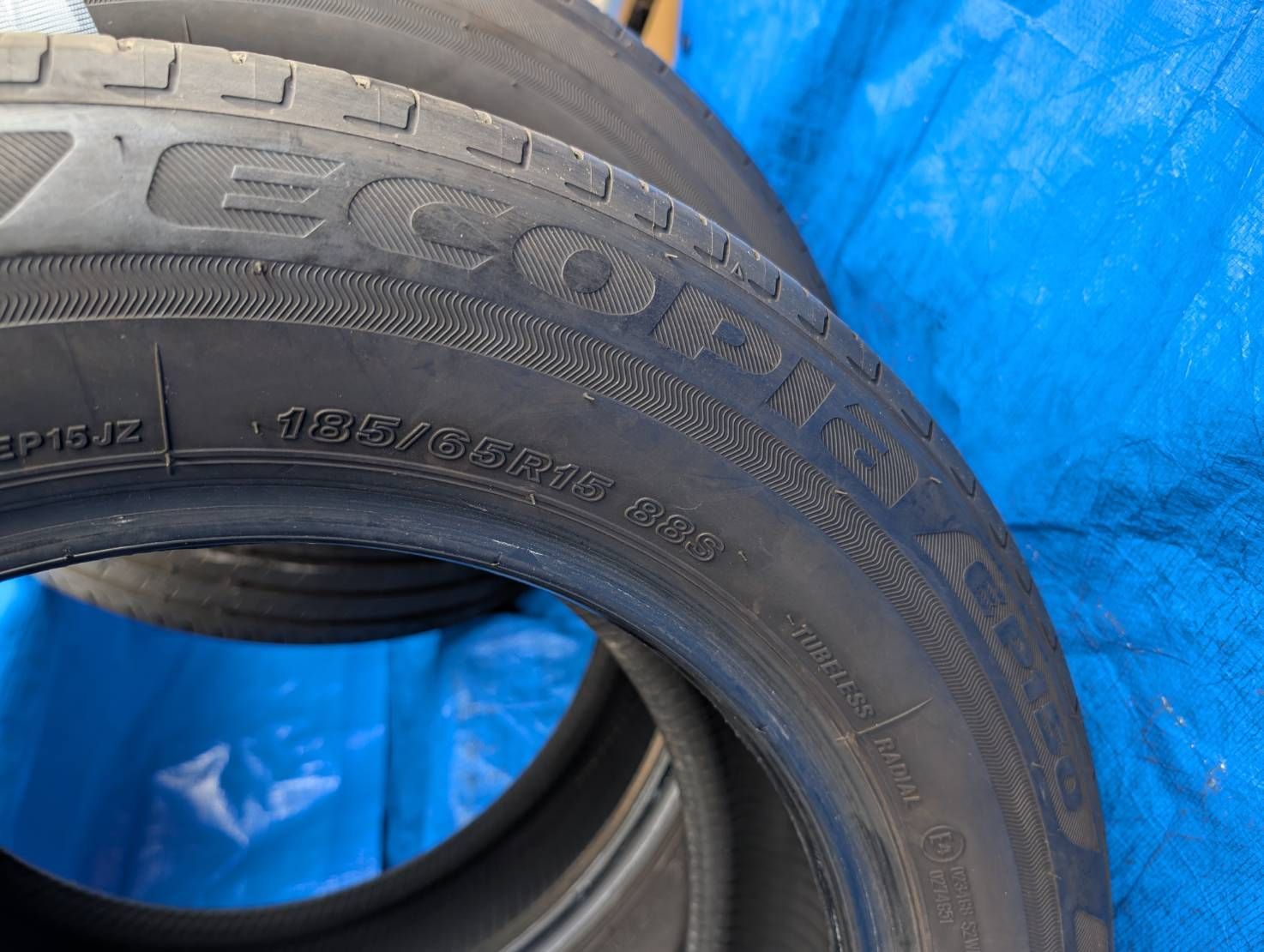 6074）185/65R15 88S BRIDGESTONE ECOPIA EP150 2024年製 4本セット