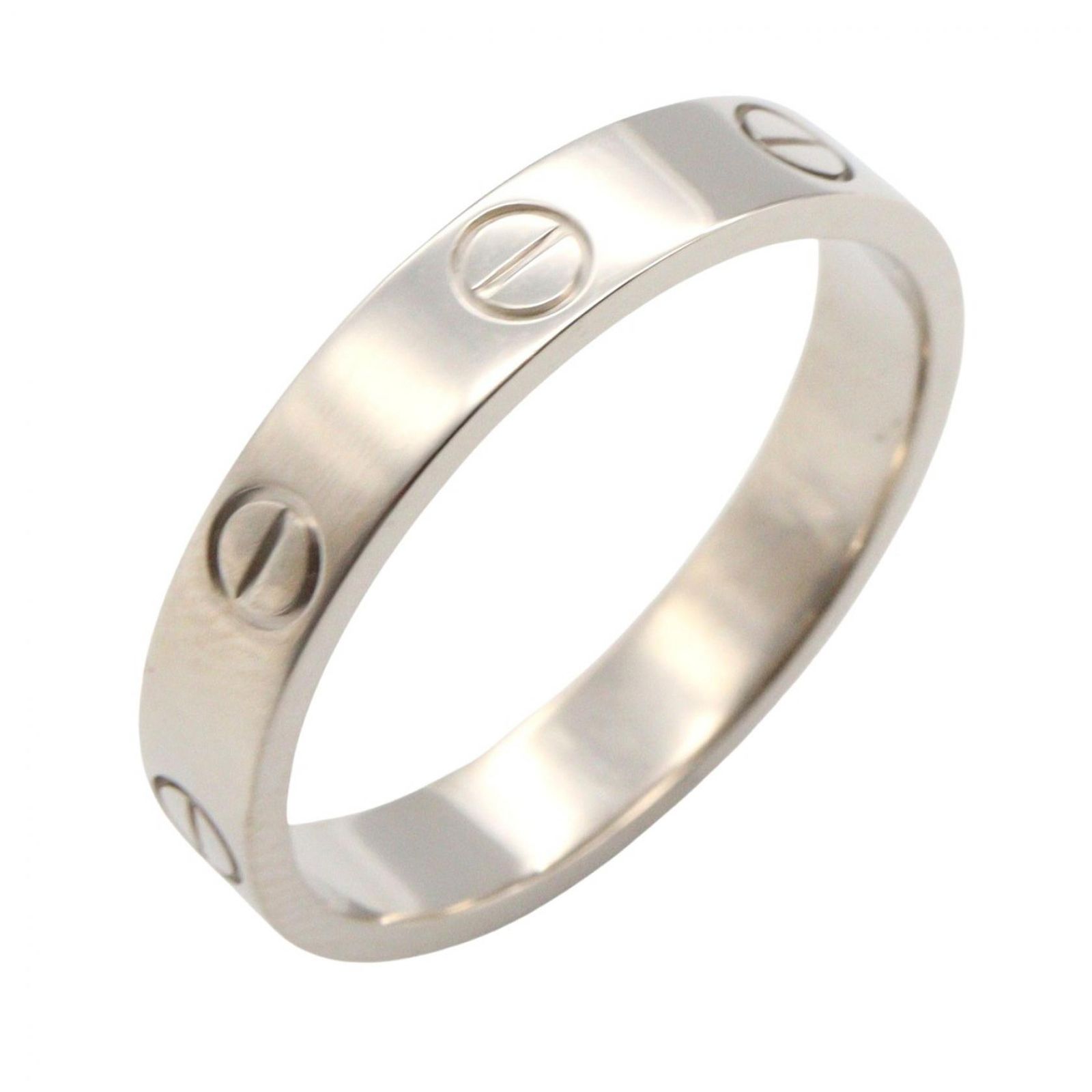 カルティエ CARTIER リング・指輪 ミニラブリング K18WG(ホワイトゴールド) ミニラブリング ユニセックス Used A