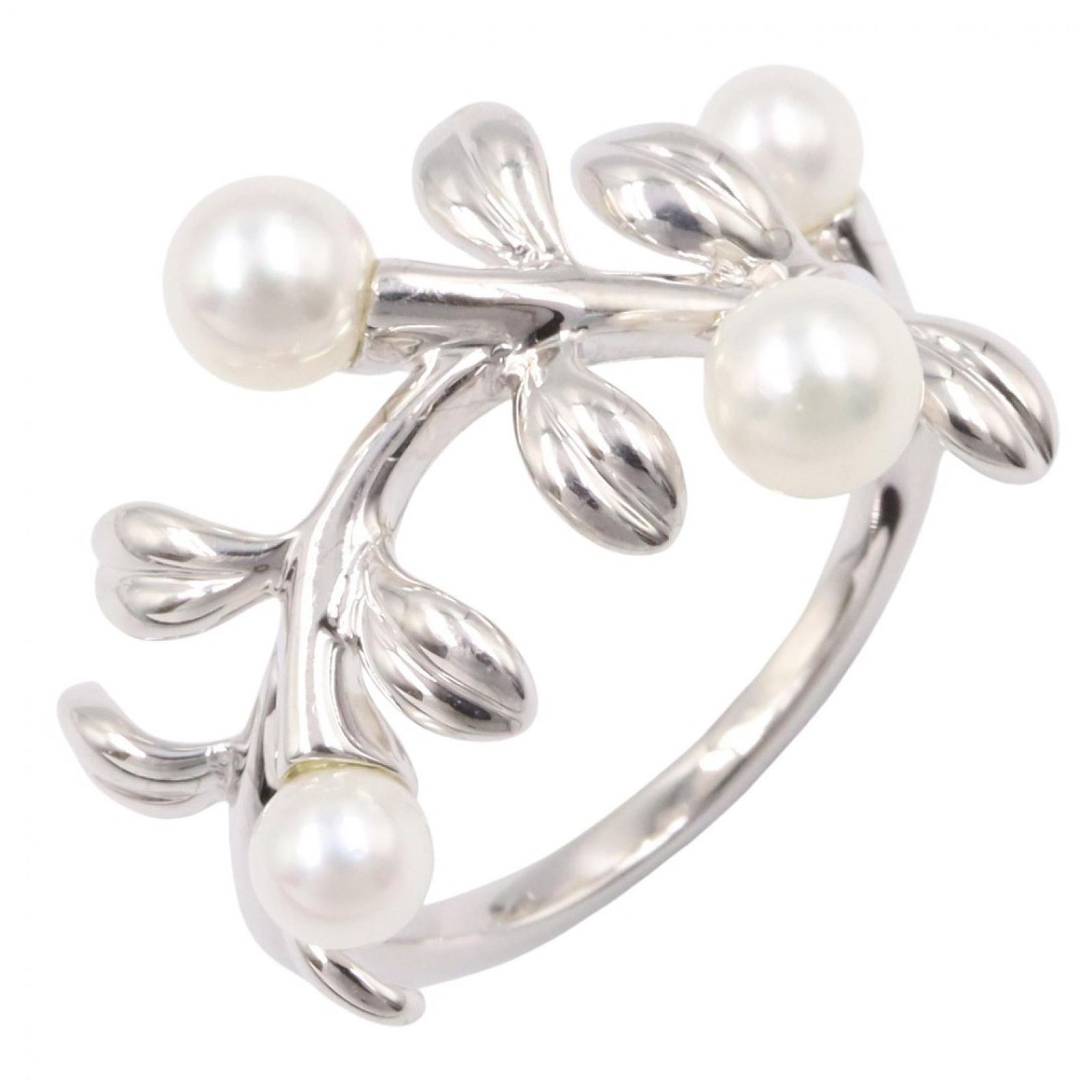 ミキモト MIKIMOTO リング・指輪 パール リング #11 K18WG(ホワイトゴールド) パール リング レディース Used A