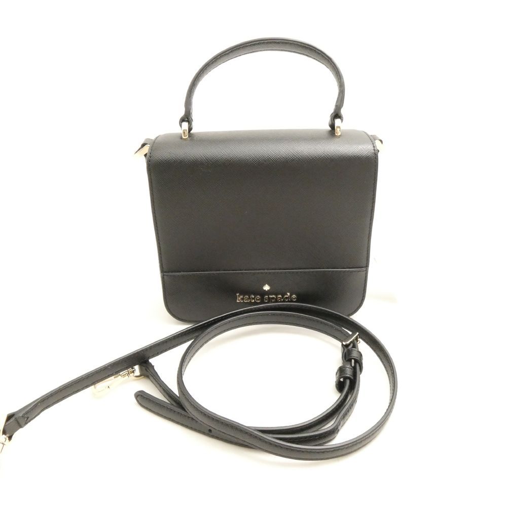 美品 kate spade ケイトスペード K7342 ステイシー スクエア ショルダーバッグ ハンド 2WAY レディース AN3237