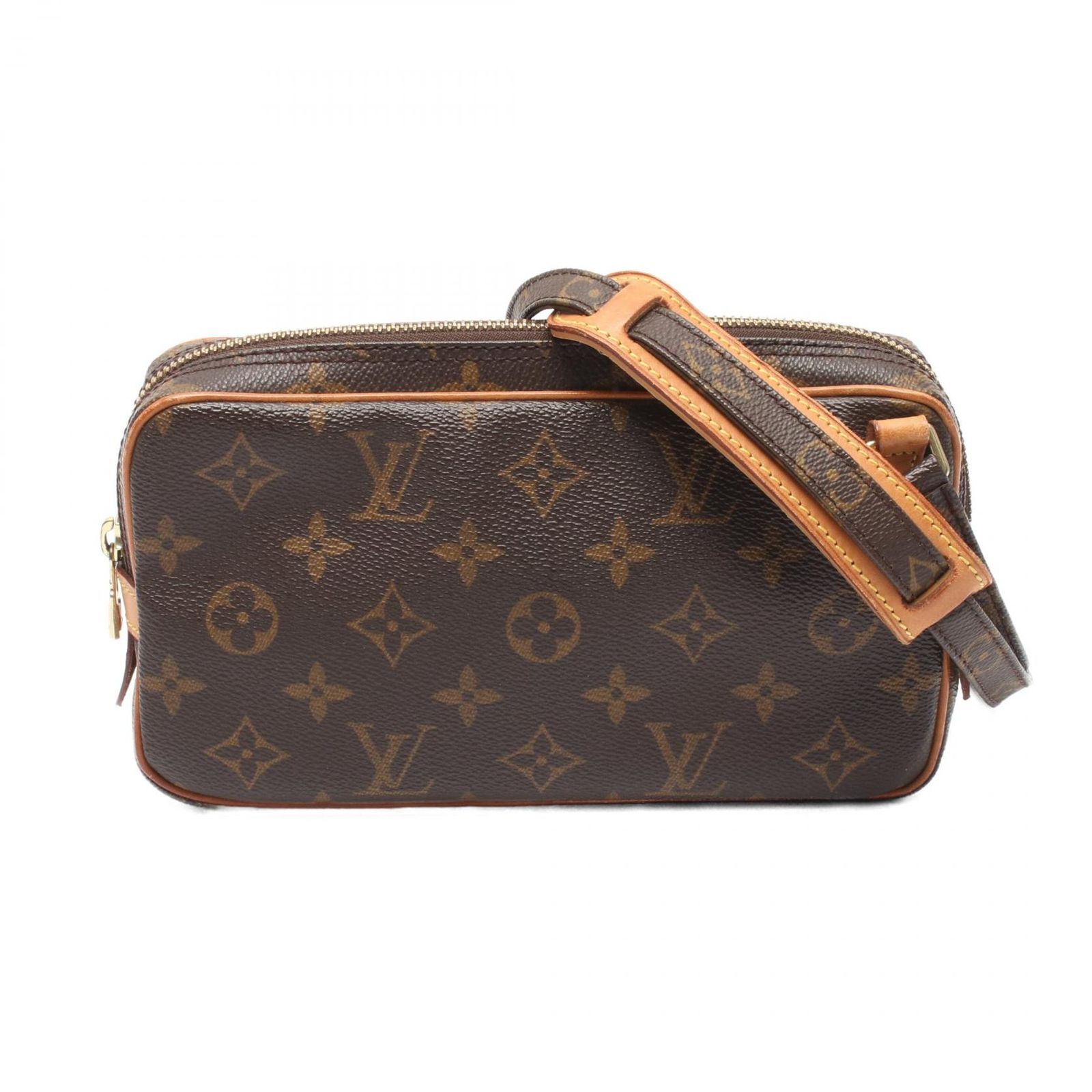 ルイ・ヴィトン LOUIS VUITTON ショルダーバッグ マルリーバンドリエール モノグラム M51828 PVCコーティングキャンバス レザー マルリーバンドリエール レディース