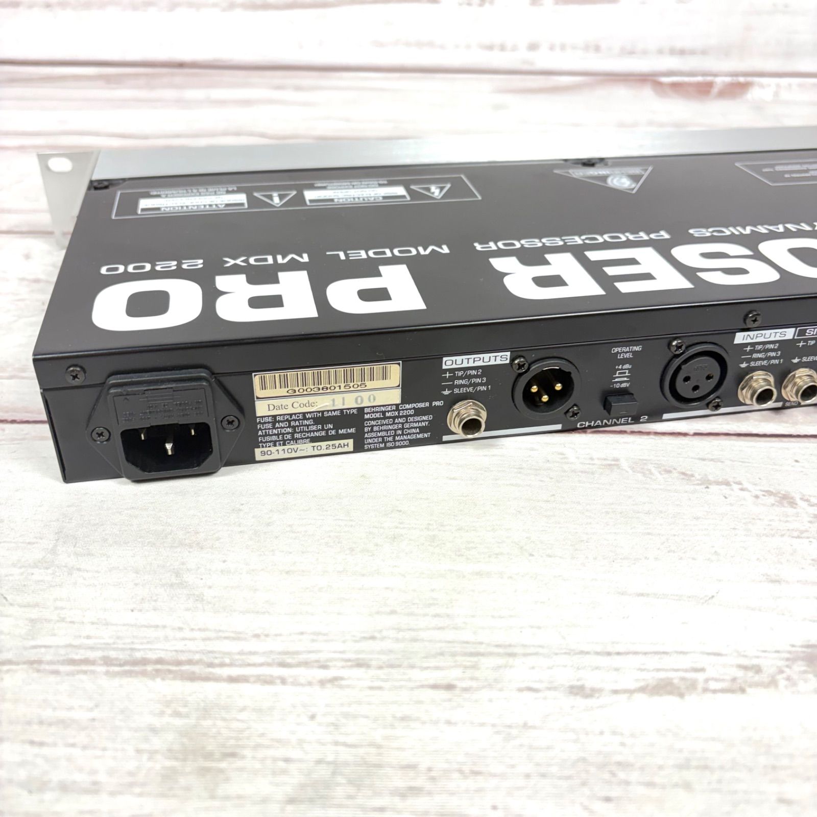 【中古】（非常に良い）BEHRINGER ベリンガー / MDX-2200 BEHRINGER DYNAMICS PROCESSOR MDX 2200 ベリンガー コンプレッサー